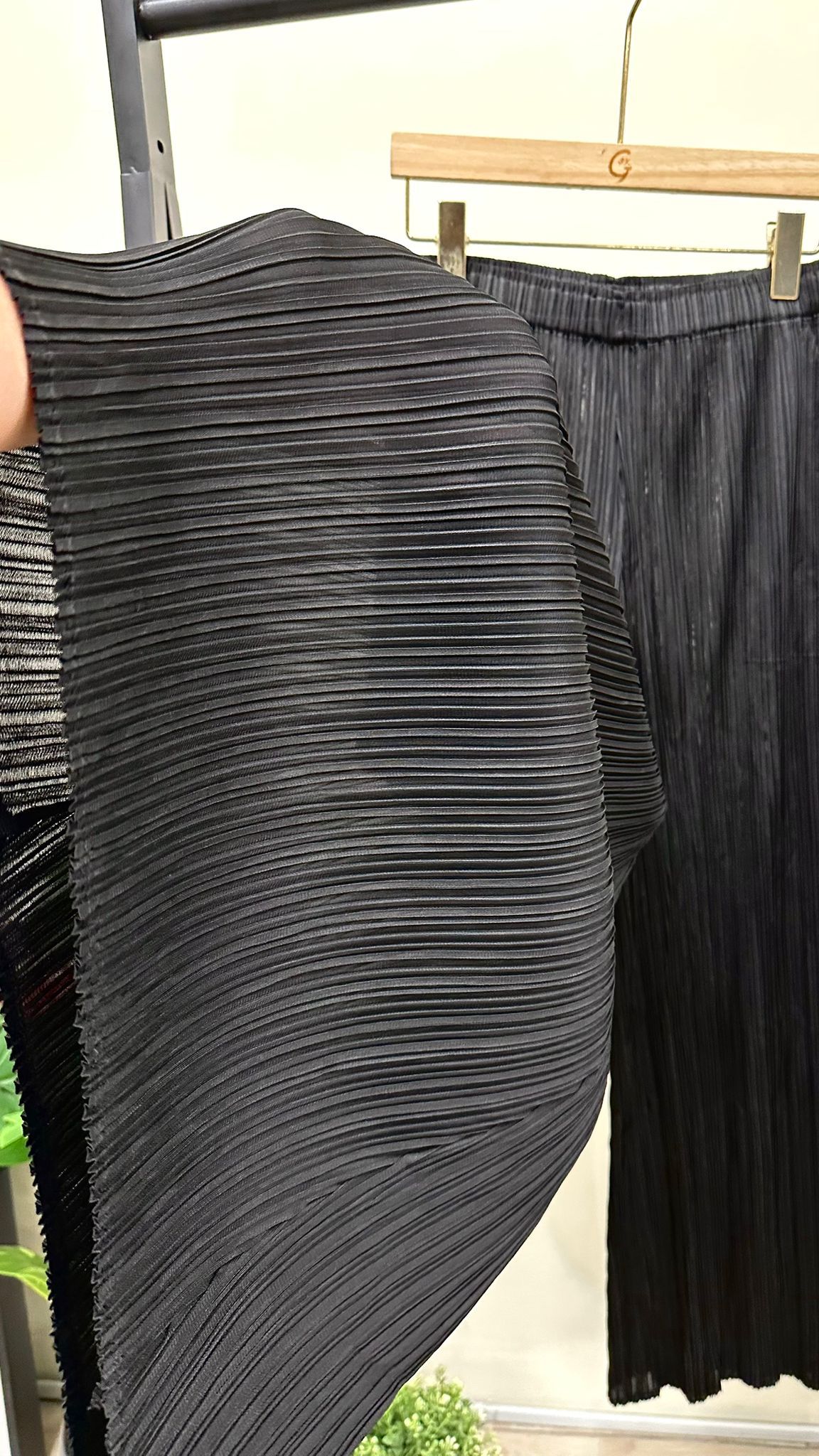 (D2214)Pleated Pants