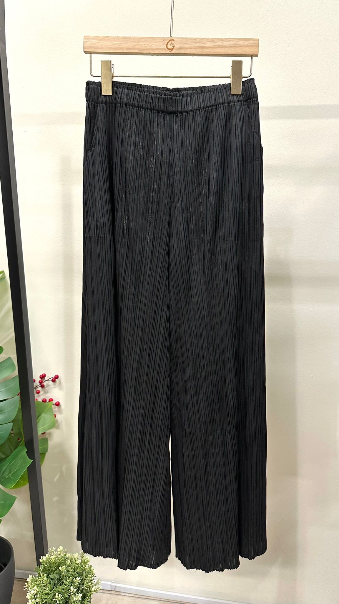 (D2214)Pleated Pants