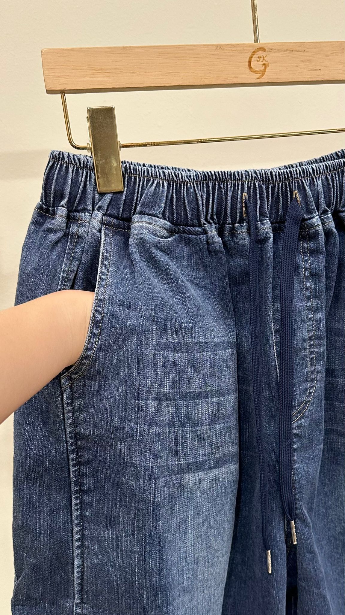 (D2219)Denim Pants