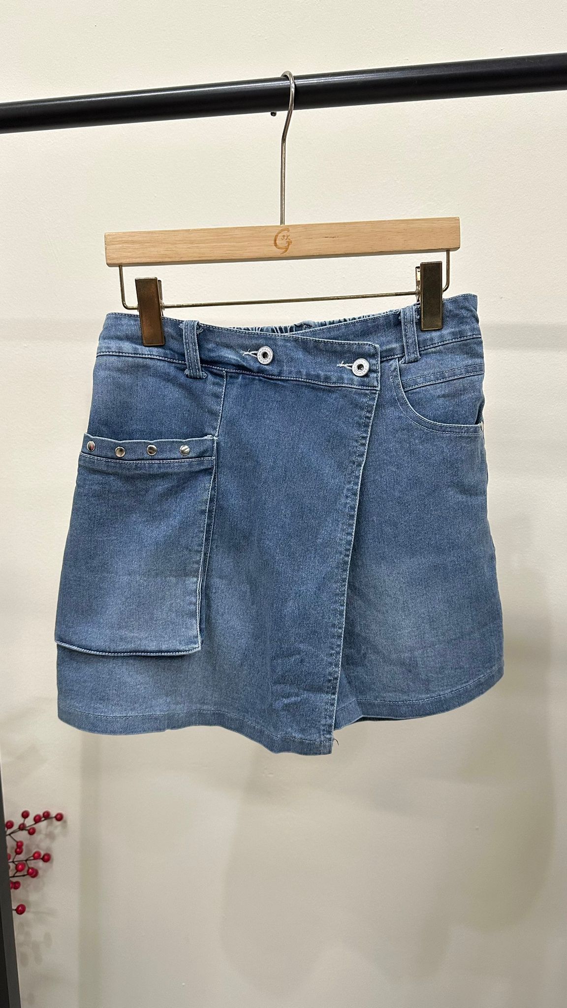 (D2238)Denim Shorts