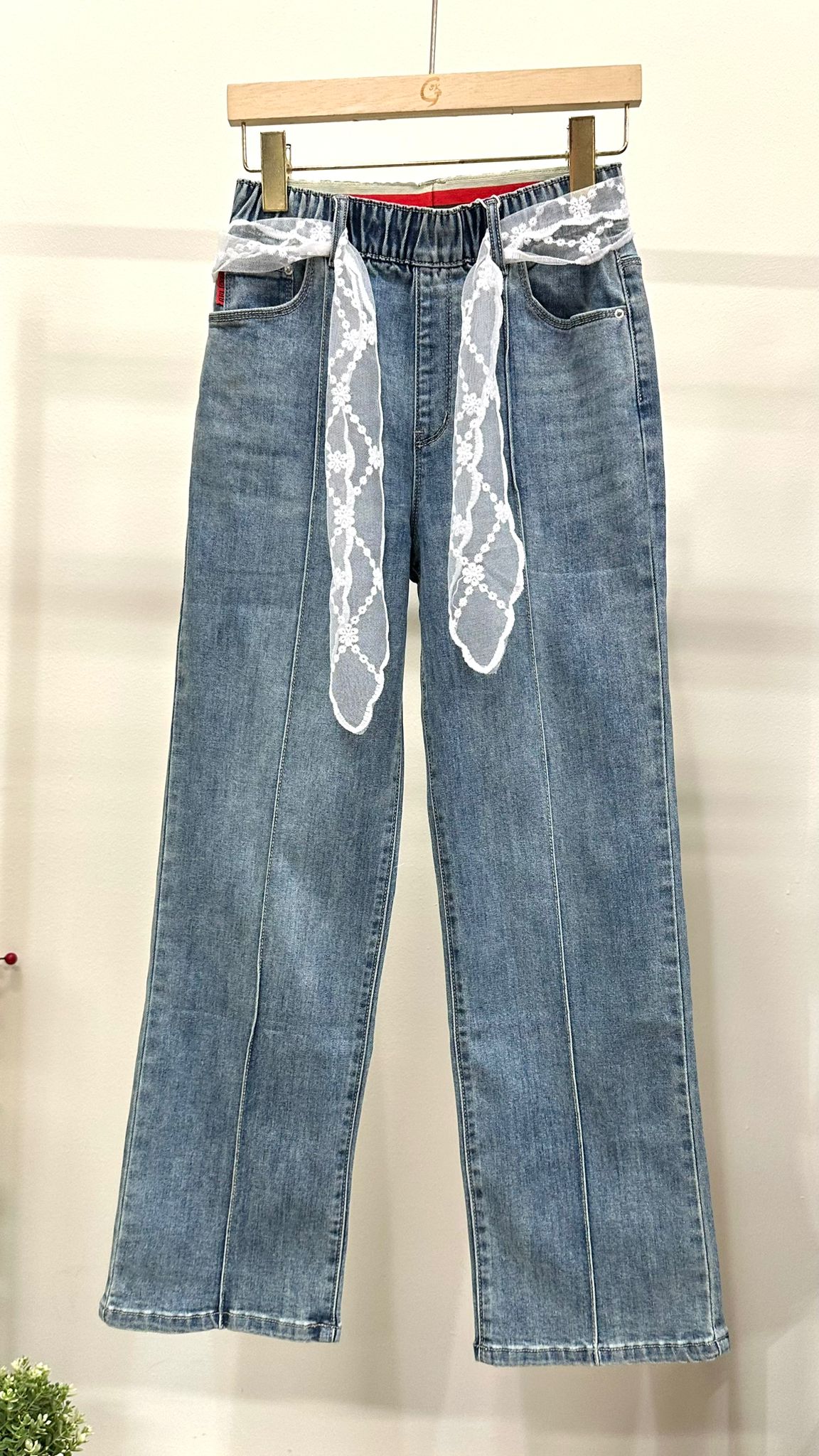 (D2240)Denim Pants