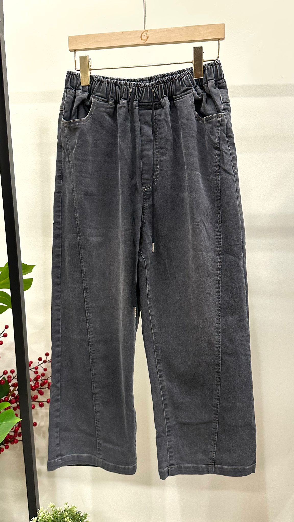 (D2245)Denim Pants