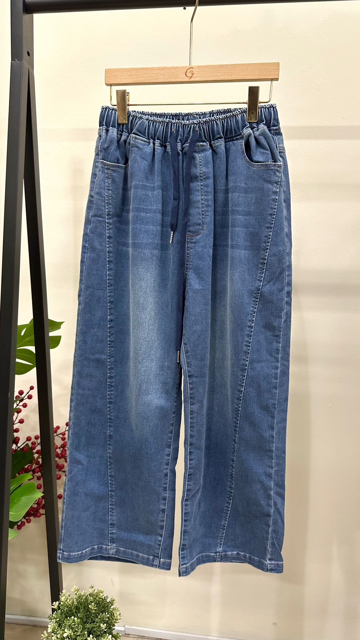 (D2245)Denim Pants