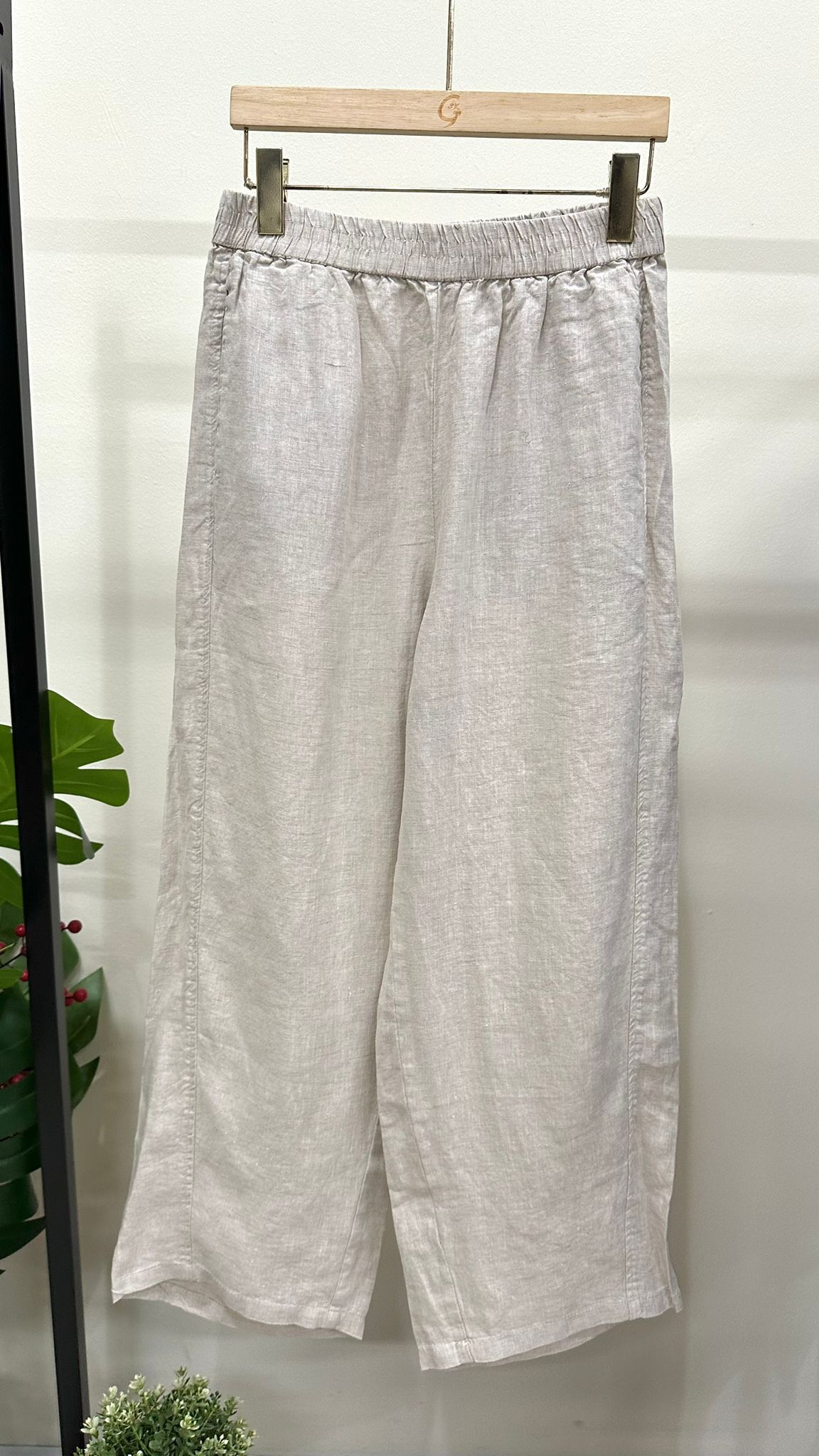 (D2249)Linen Pants