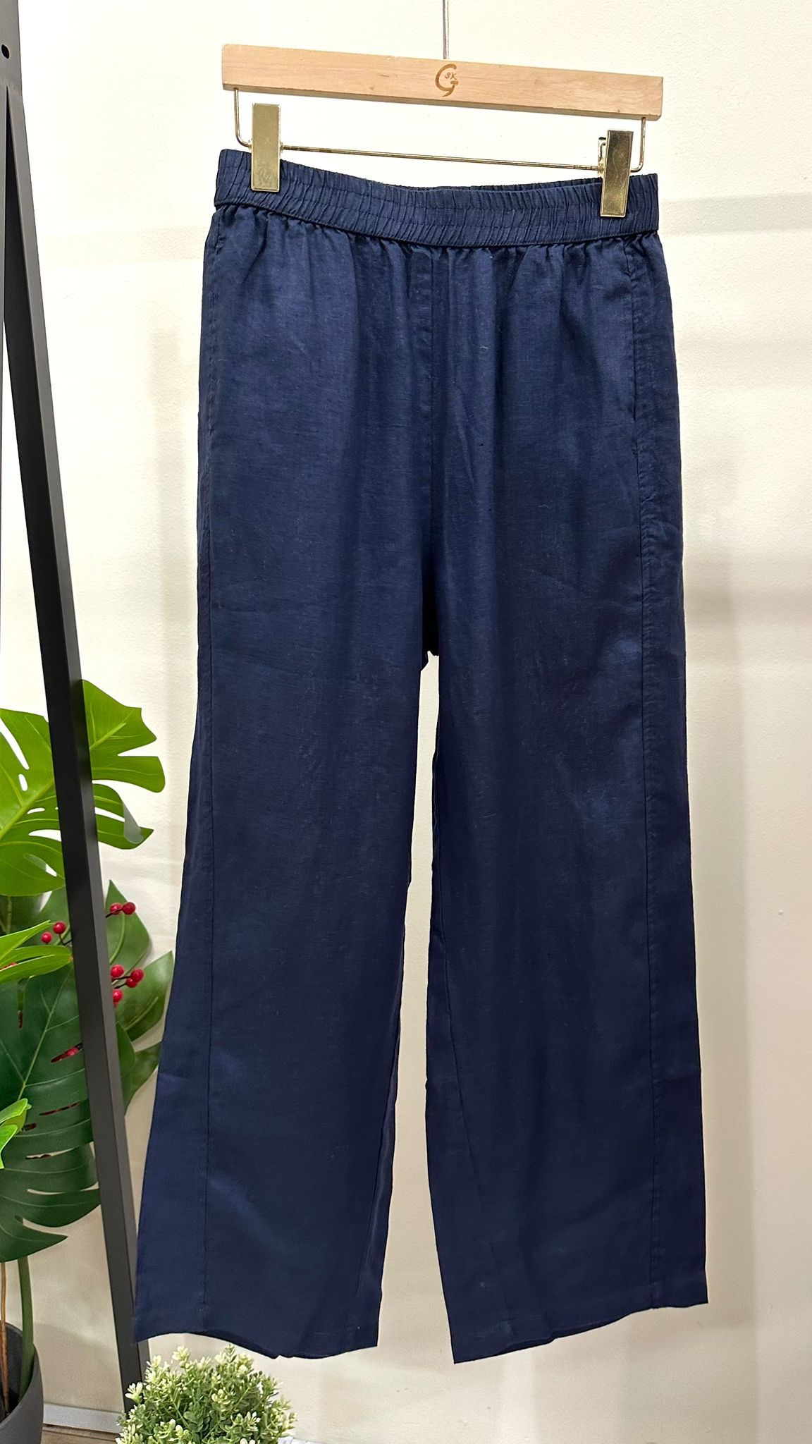 (D2249)Linen Pants