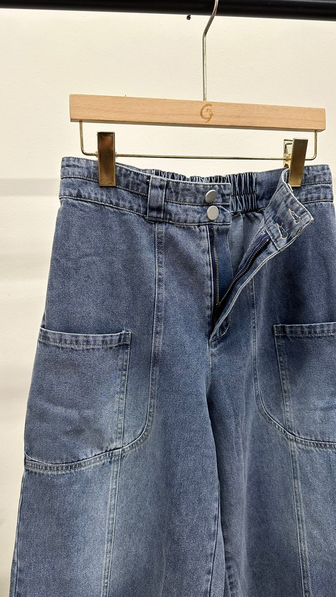 (D2250)Denim Pants
