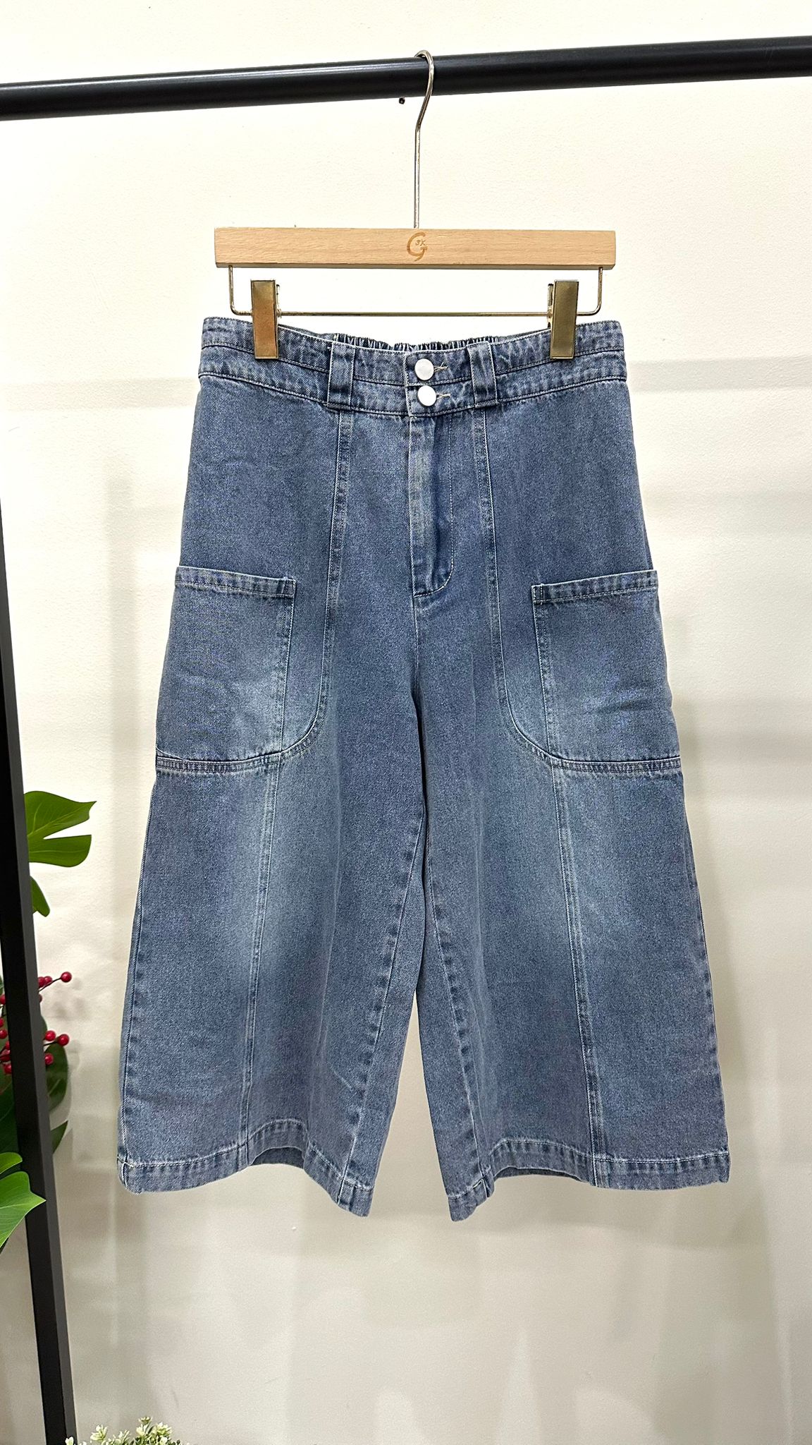 (D2250)Denim Pants