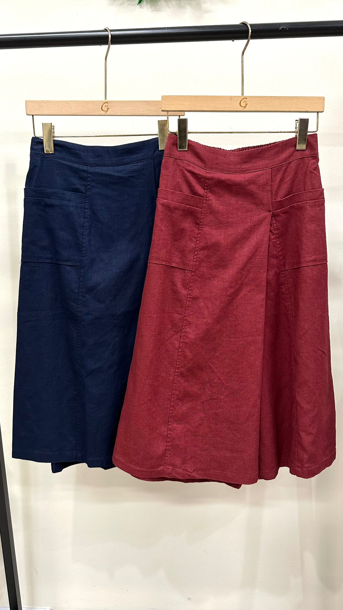 (D2254)Linen Pants