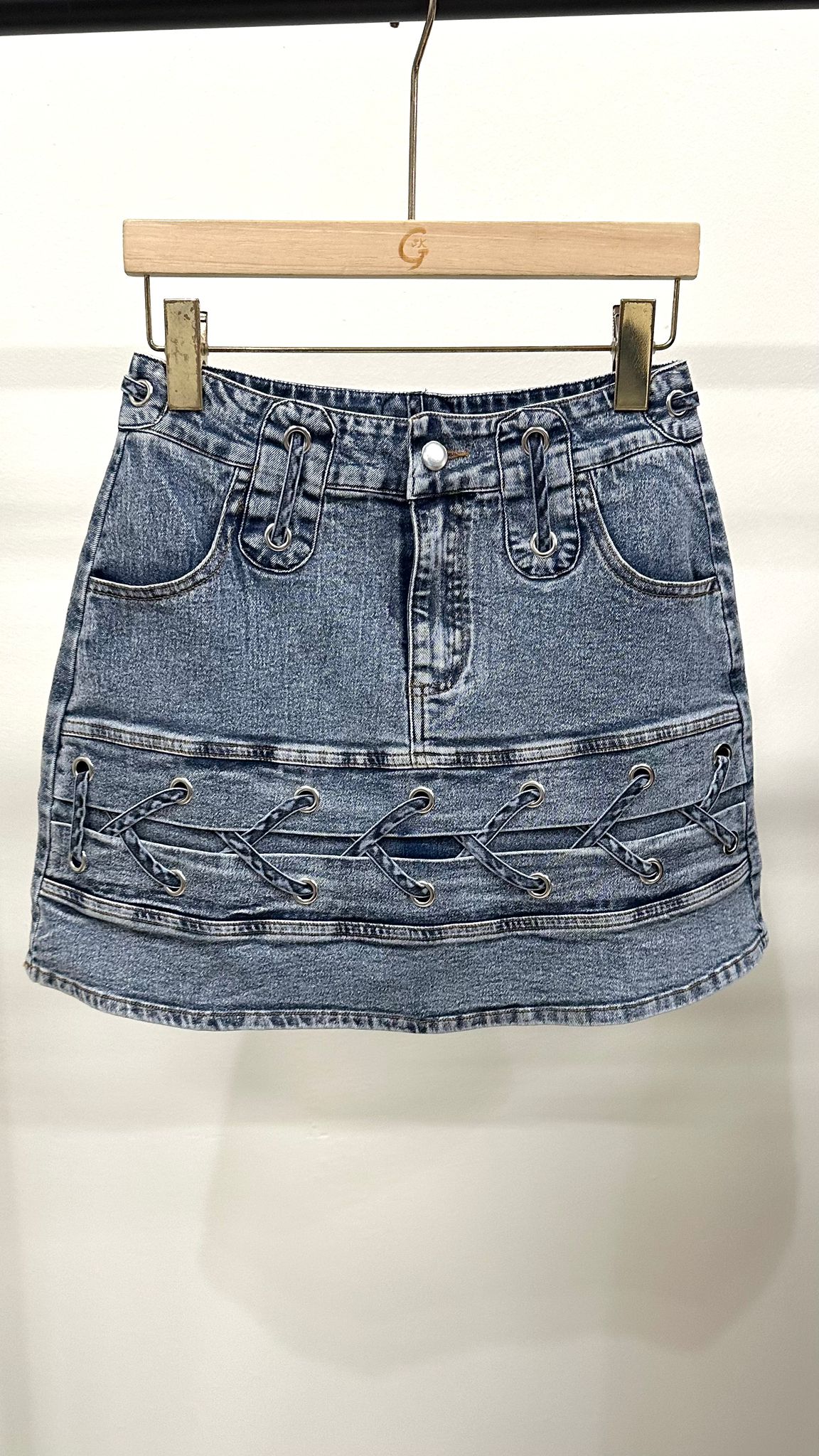 (D2256)Denim Skirt