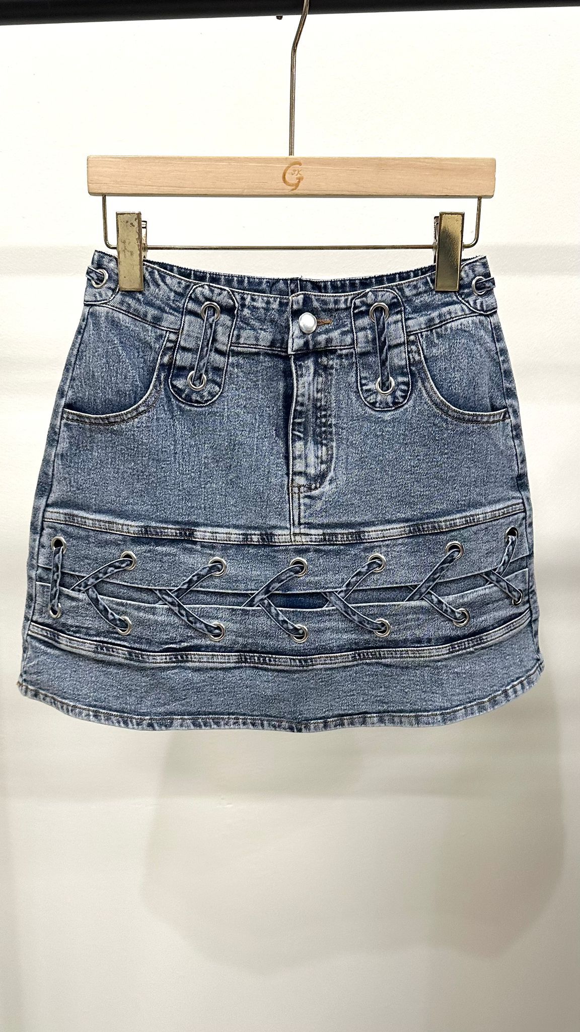 (D2256)Denim Skirt