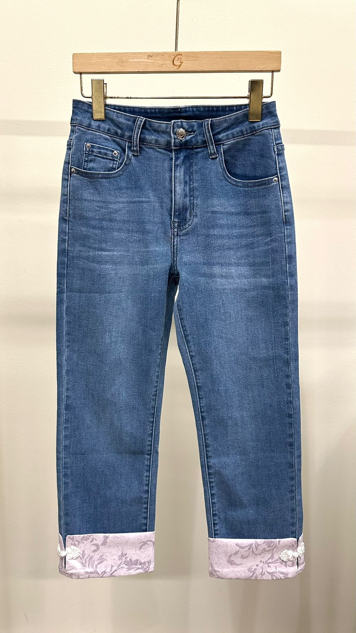 (D2286)Denim Pants