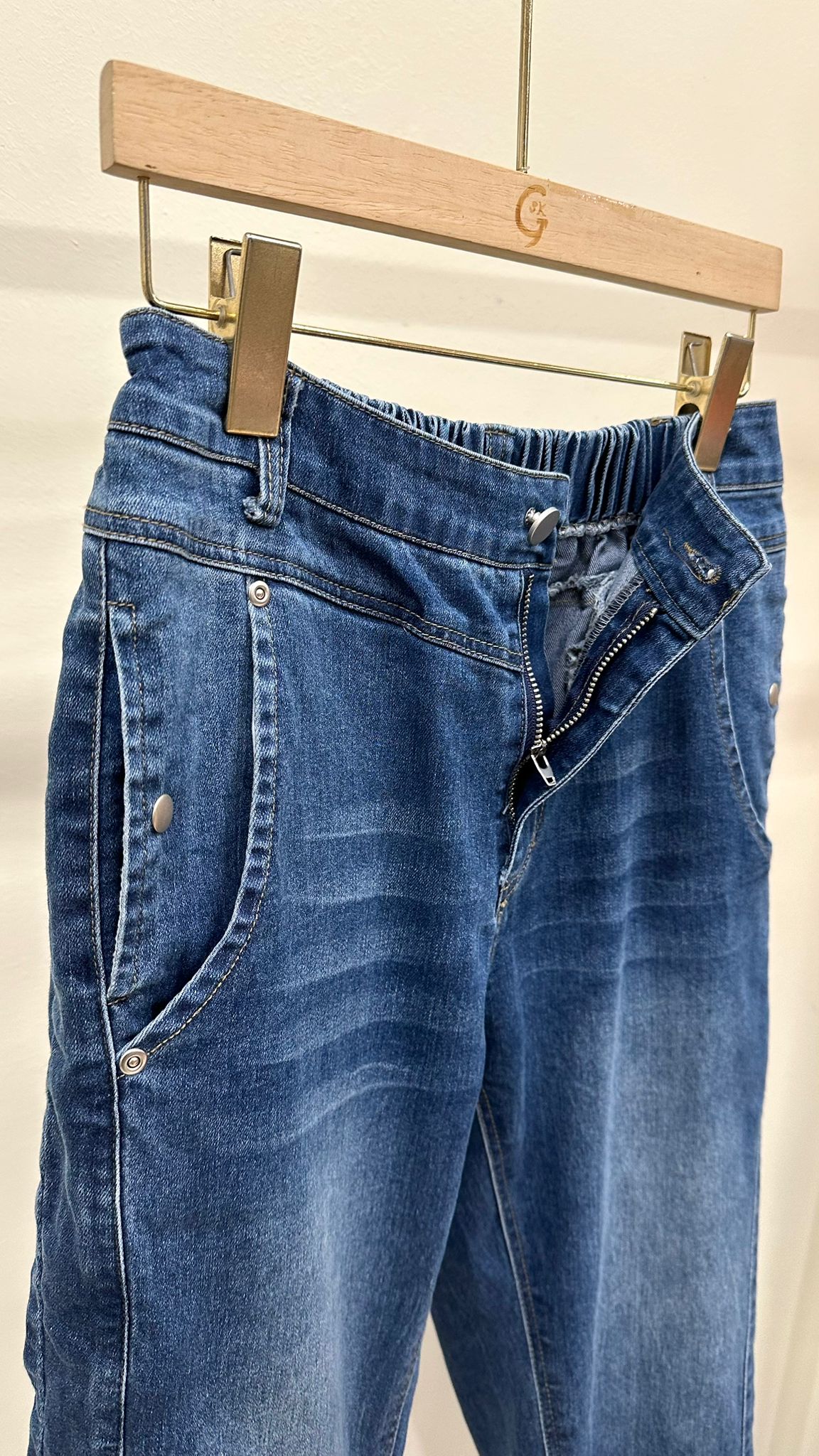 (D2298)Denim Pants