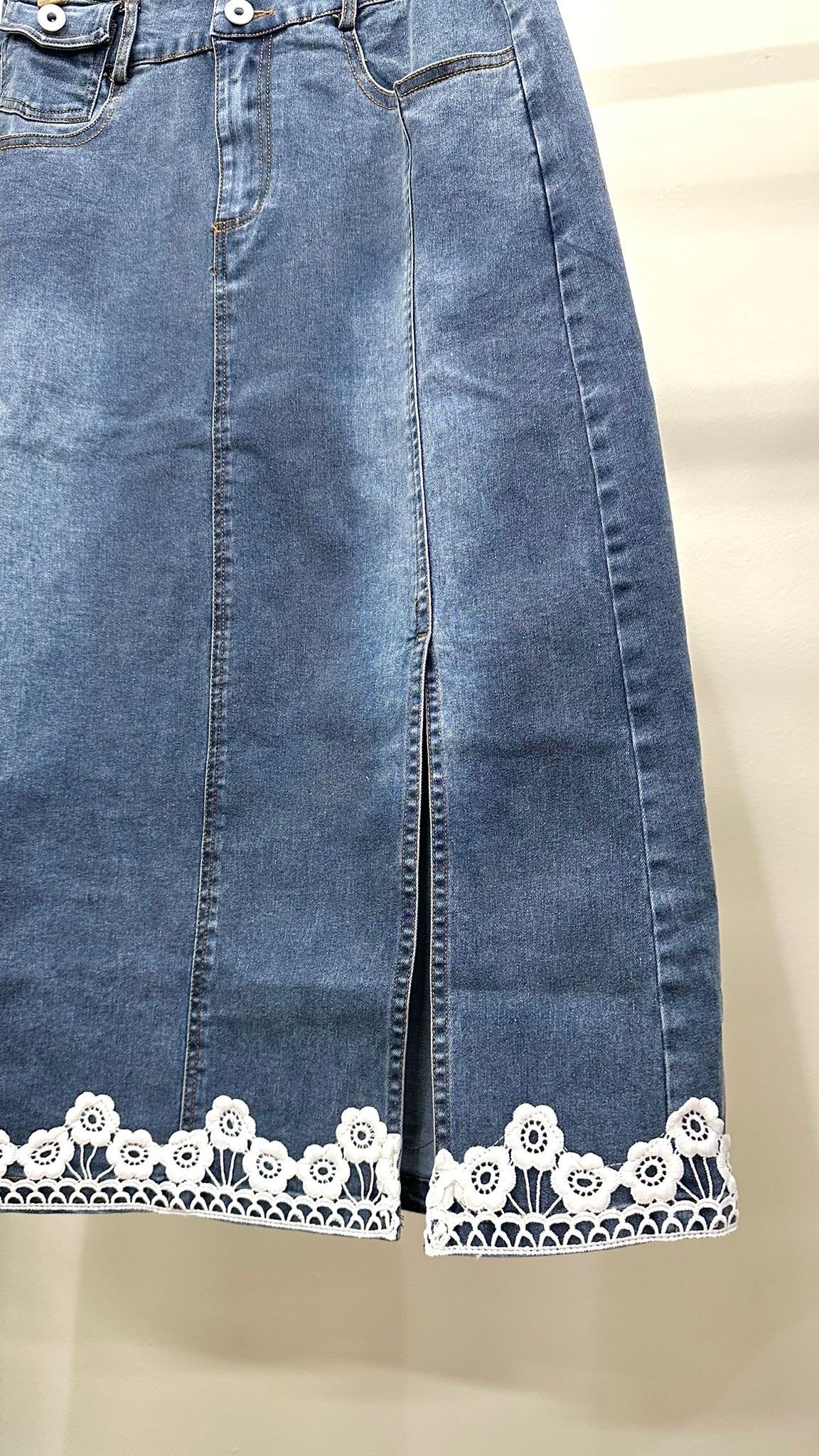 (D2299)Denim Skirt