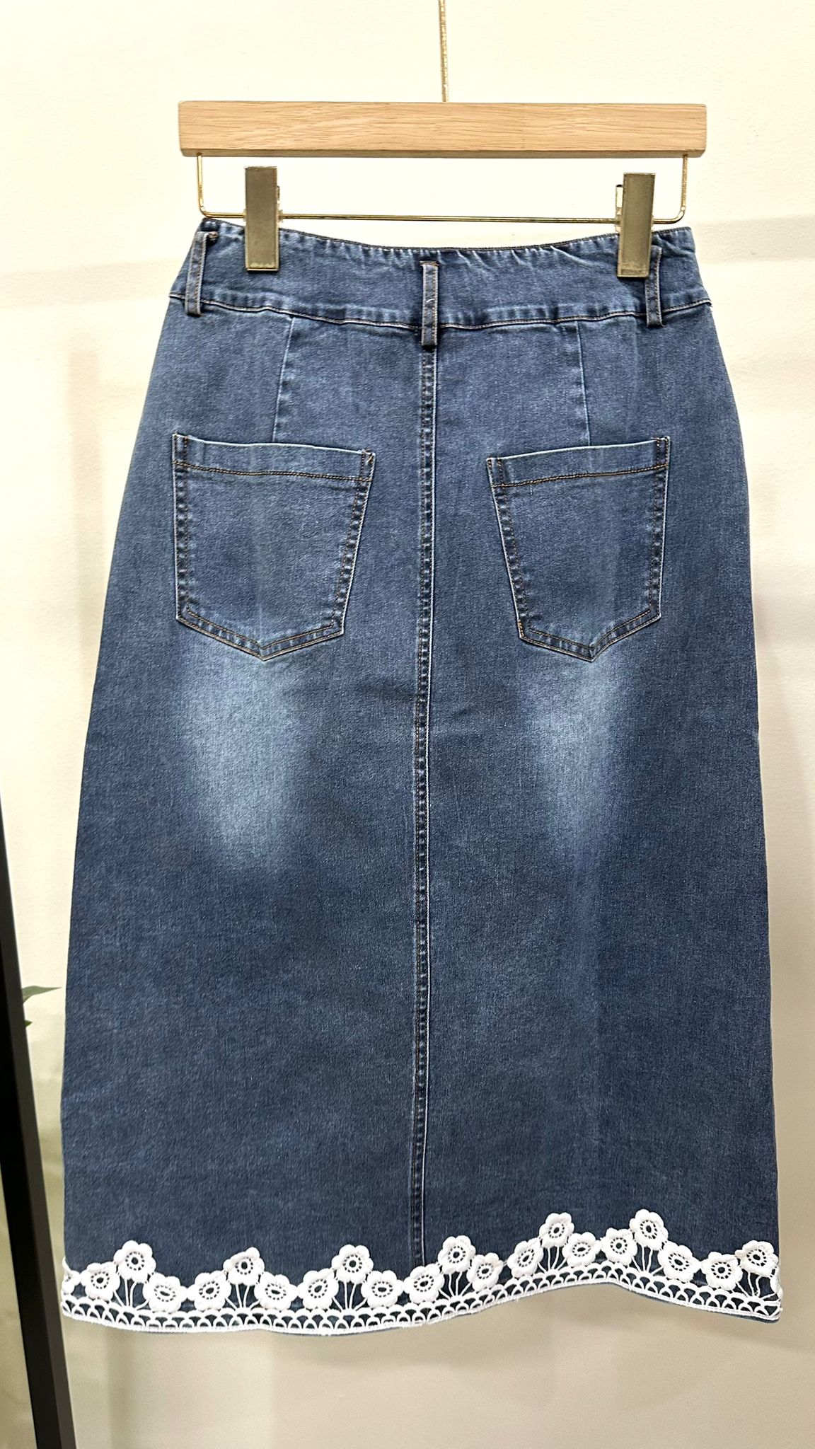 (D2299)Denim Skirt
