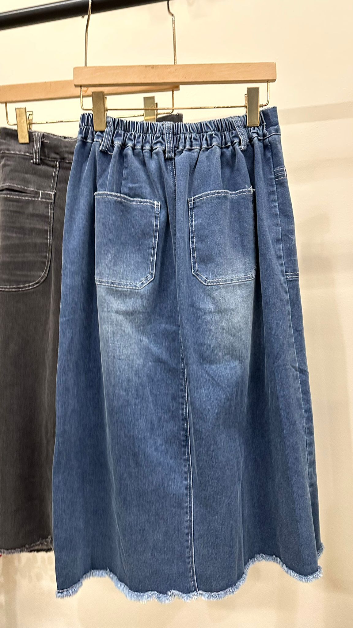 (D2302)Denim Skirt