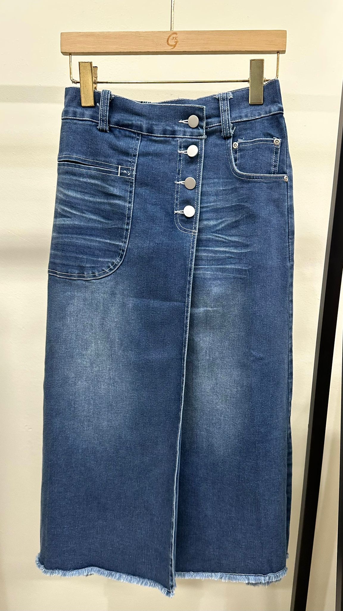 (D2302)Denim Skirt