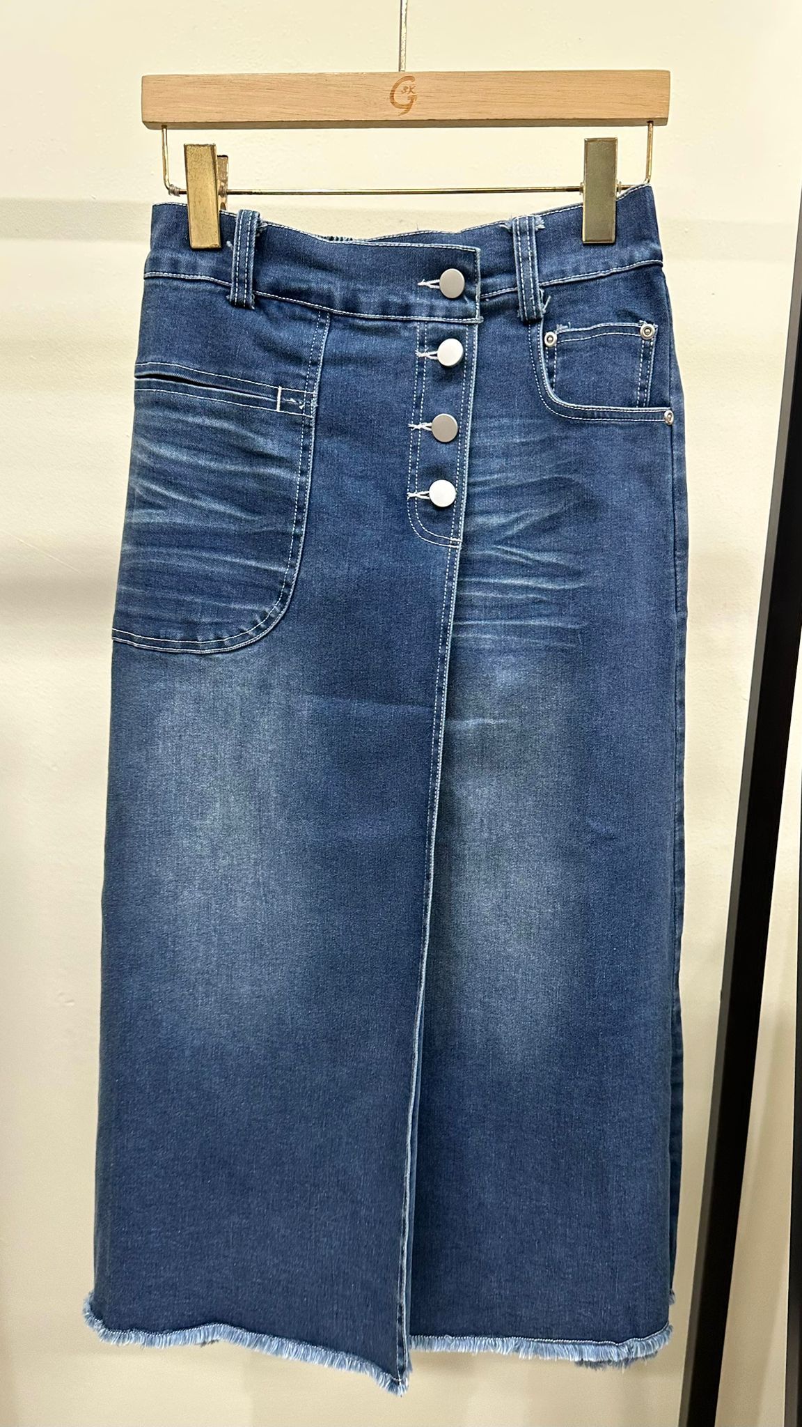 (D2302)Denim Skirt
