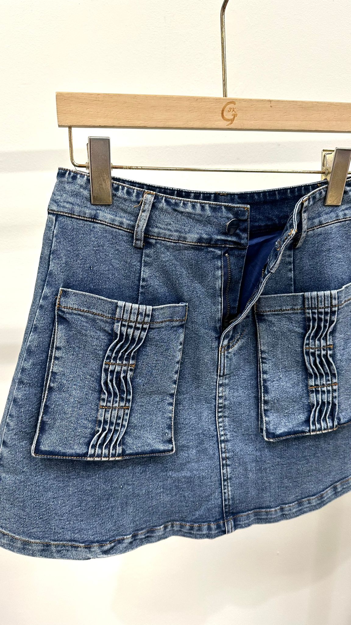 (D2305)Denim Skirt