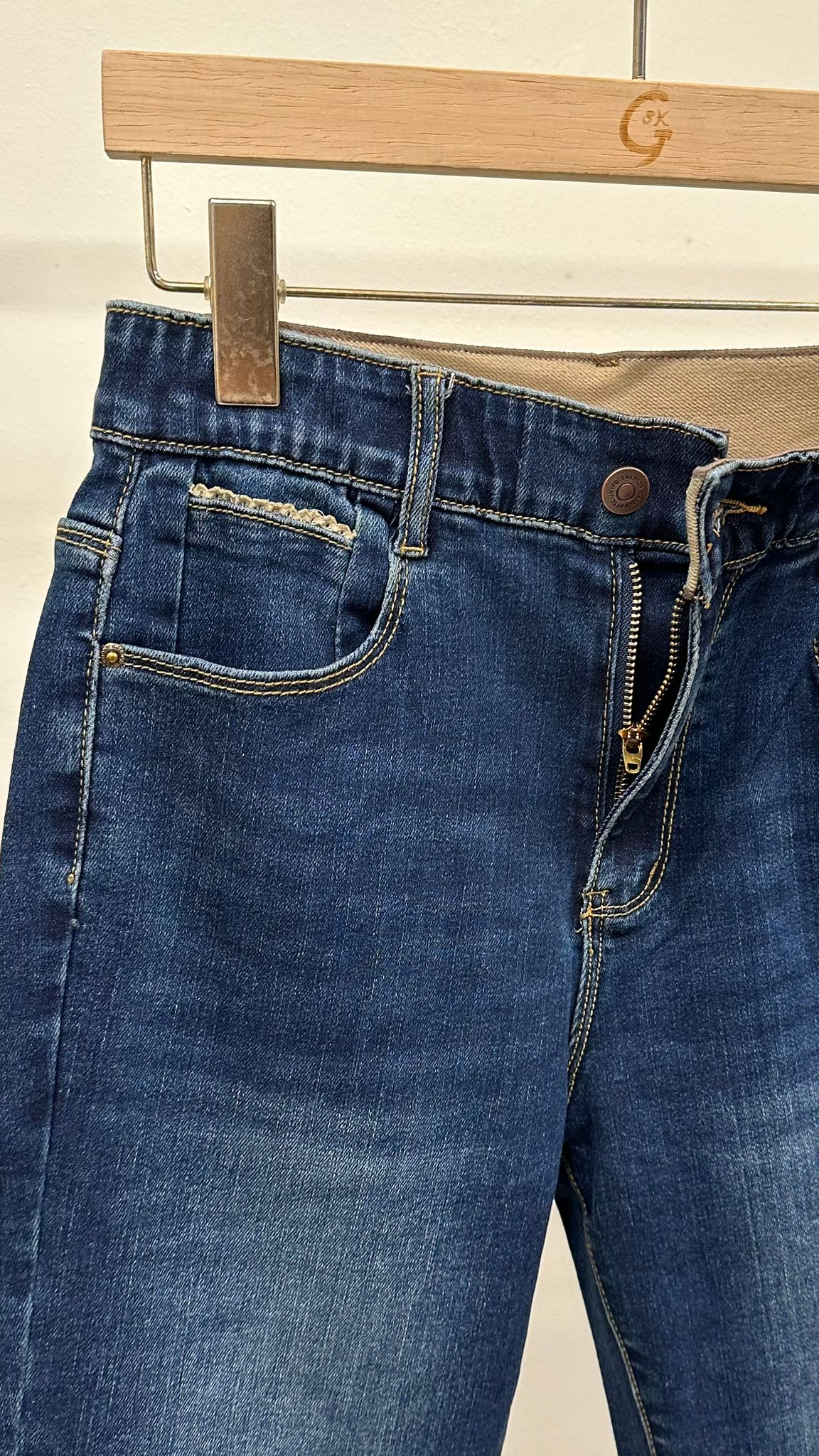 (D2313)Denim Pants