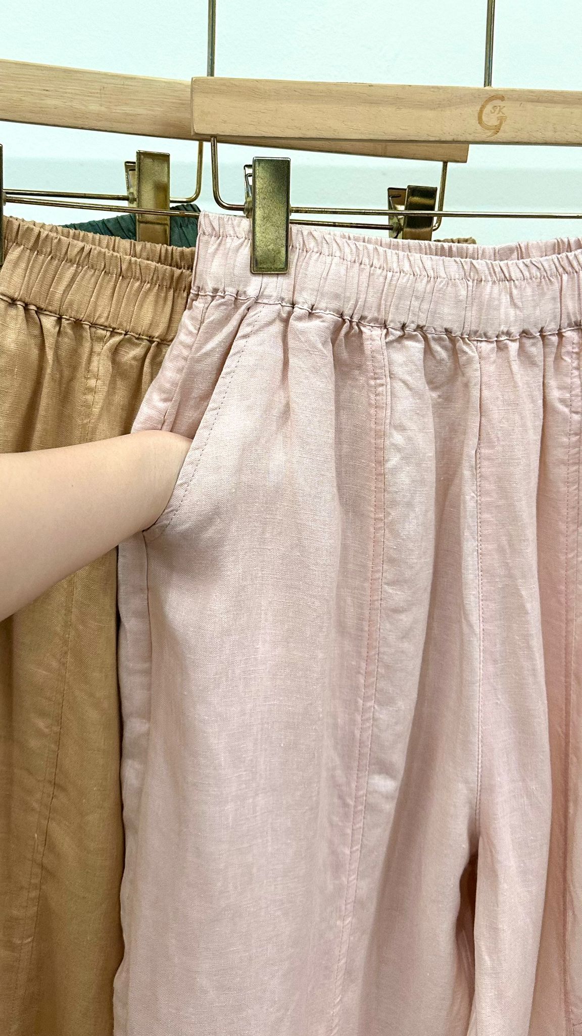 (D2314)Linen Pants