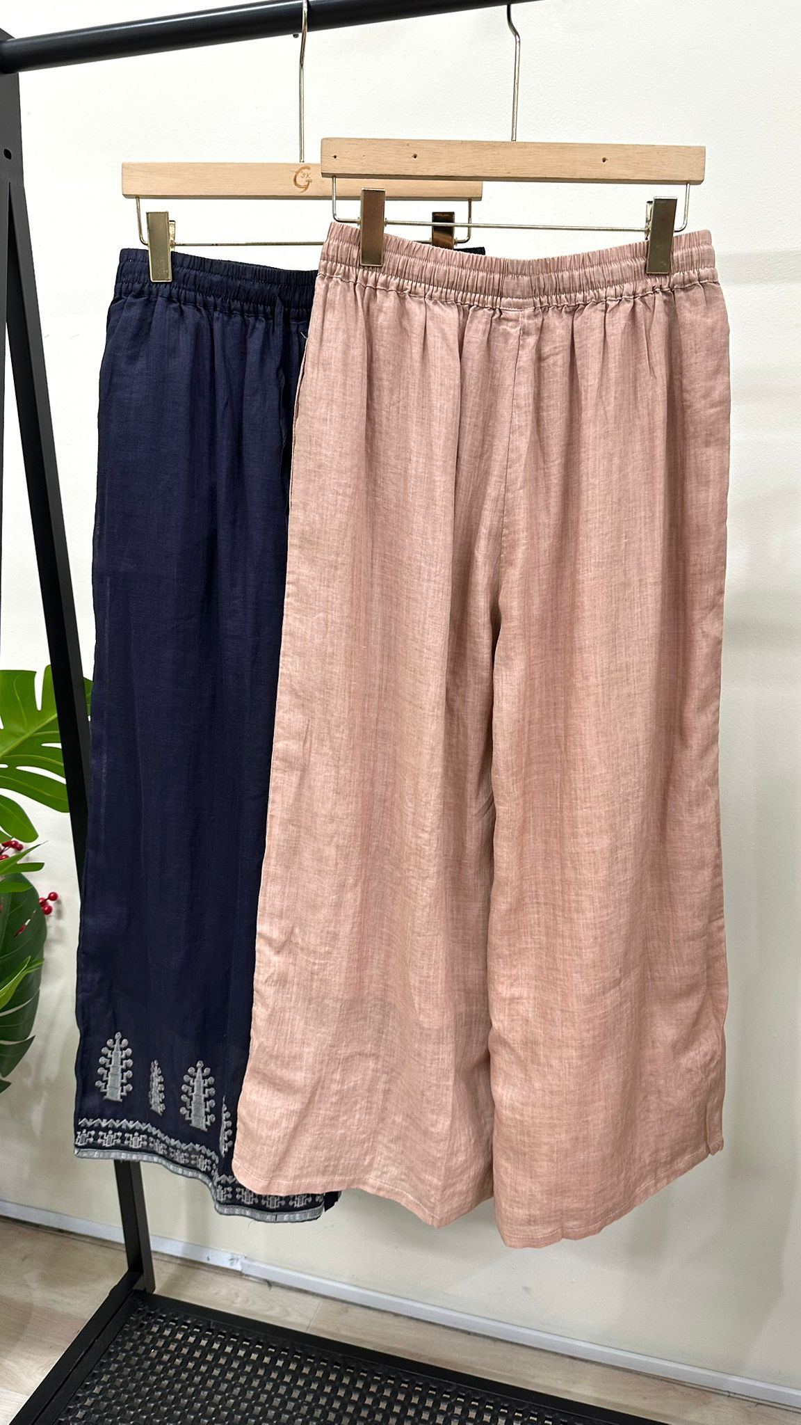 (D2318)Linen Pants
