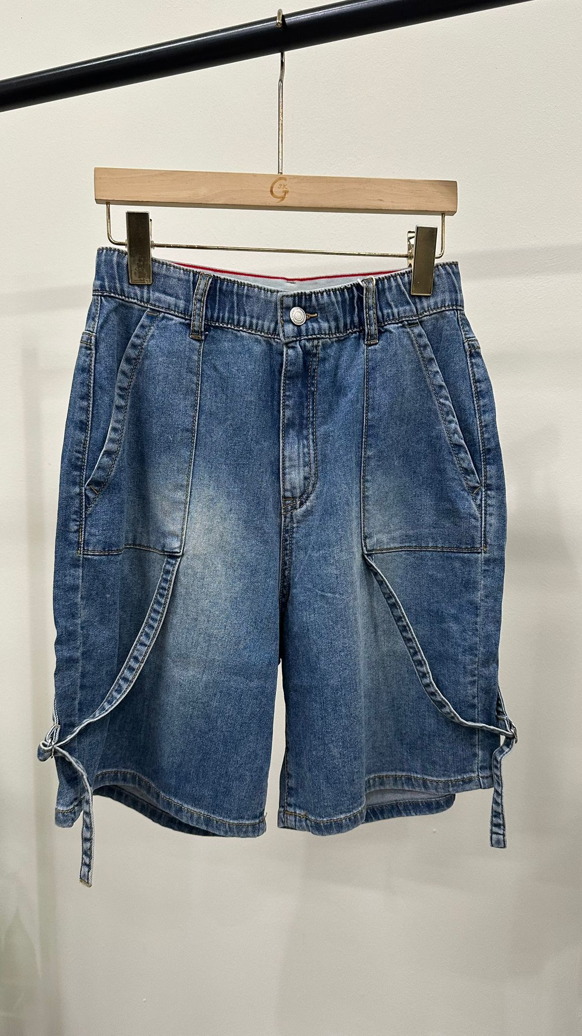 (D2328)Denim Pants