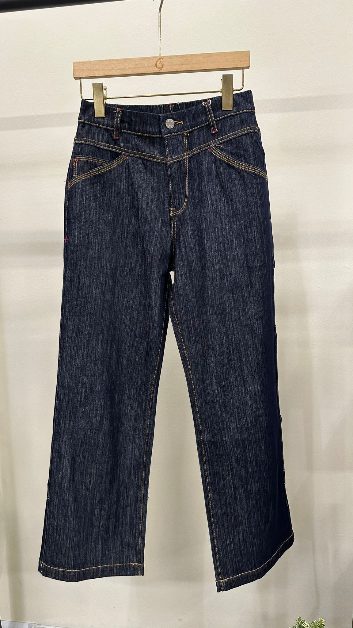 (D2332)Denim Pants