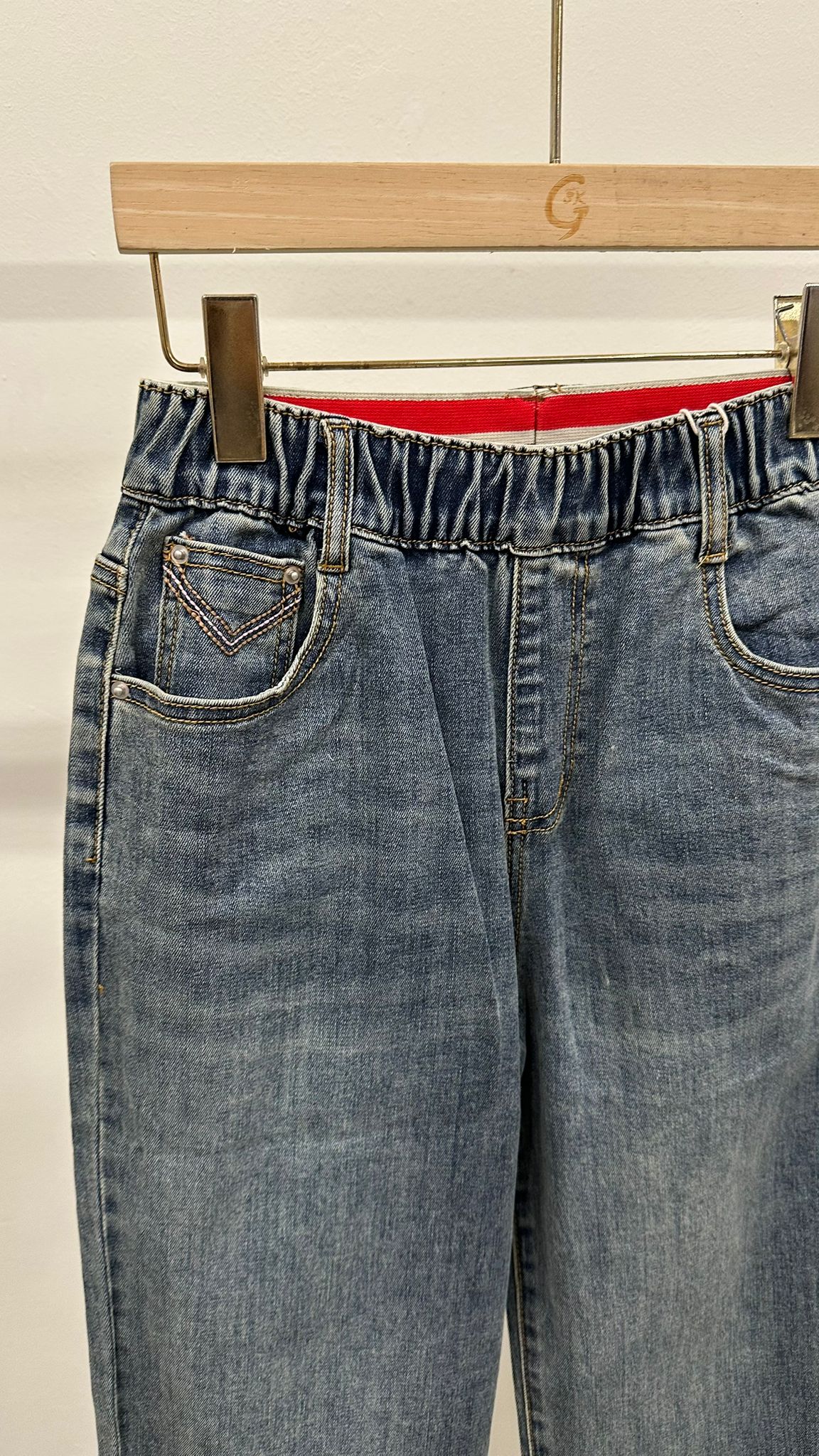 (D2334)Denim Pants