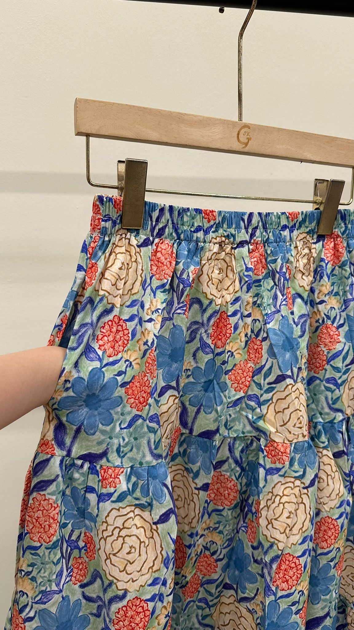 (D2340)Flower Skirt
