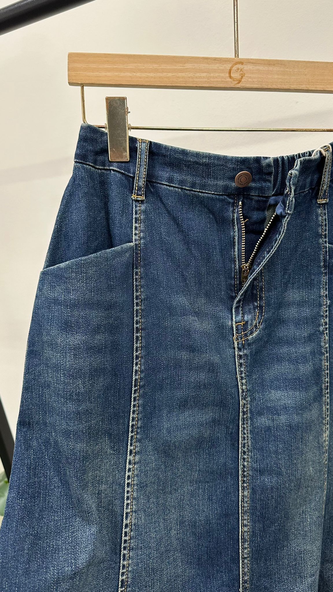 (D2358)Denim Skirt