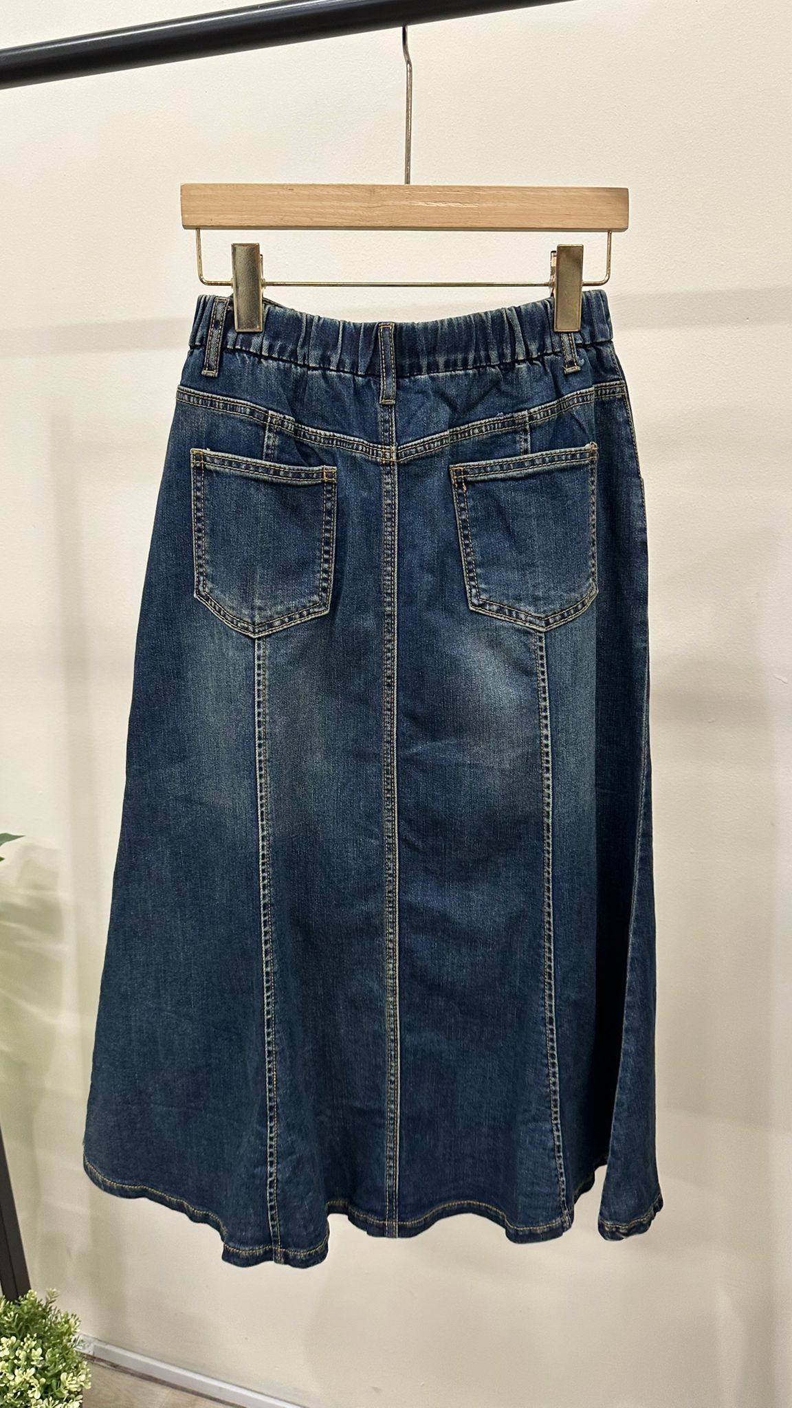 (D2358)Denim Skirt