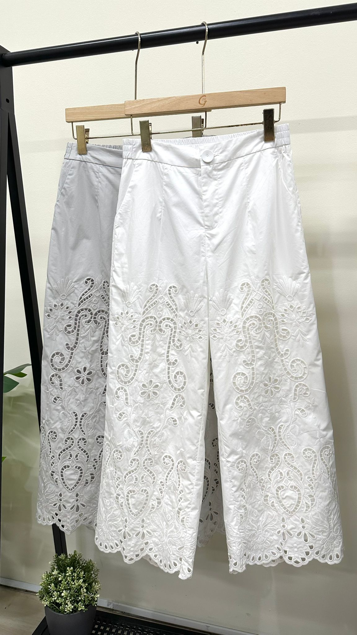 (D2362)Lace Pants