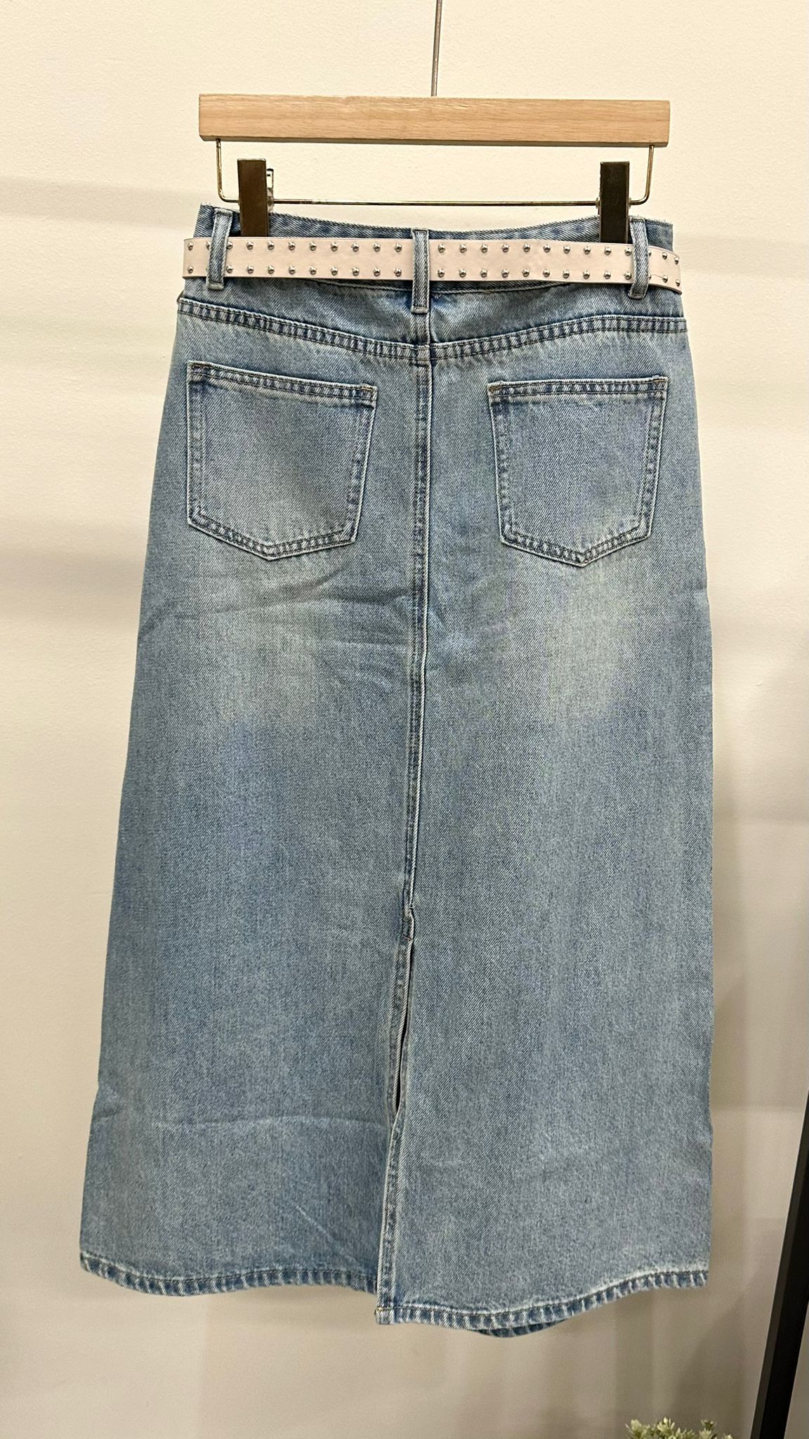 (D2378)Denim Skirt