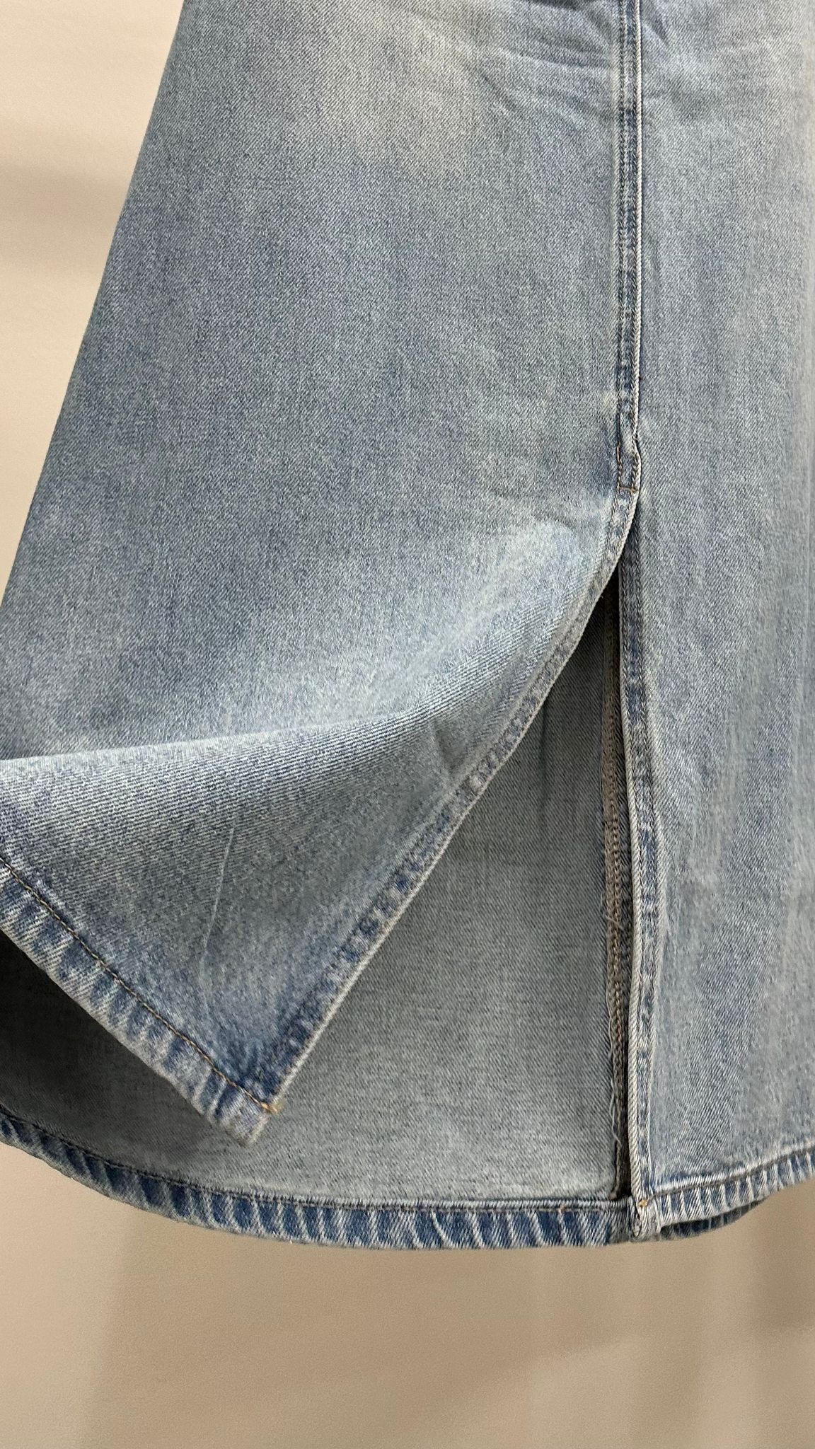 (D2378)Denim Skirt