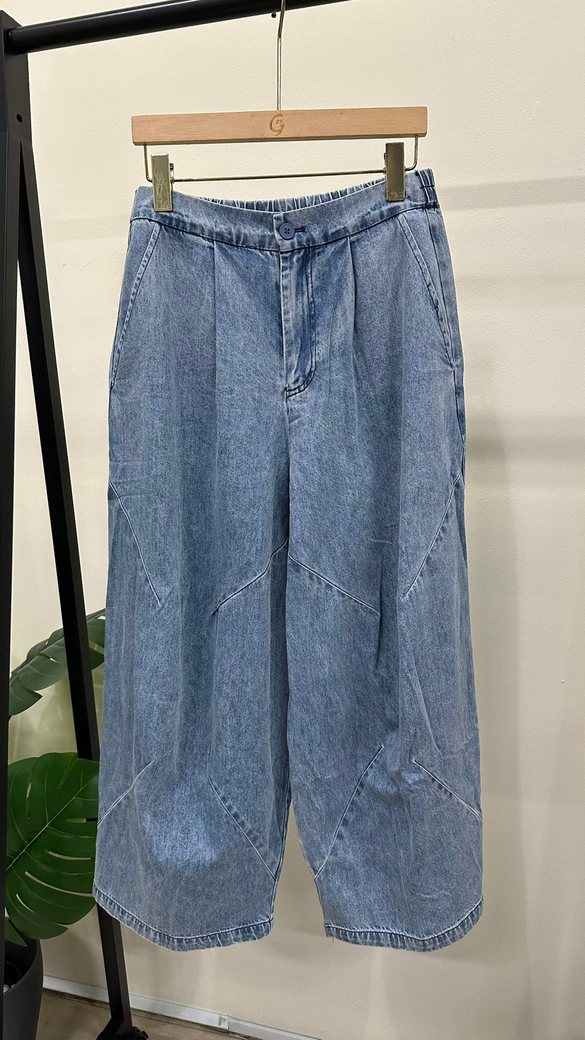 (D2398)Denim Pants
