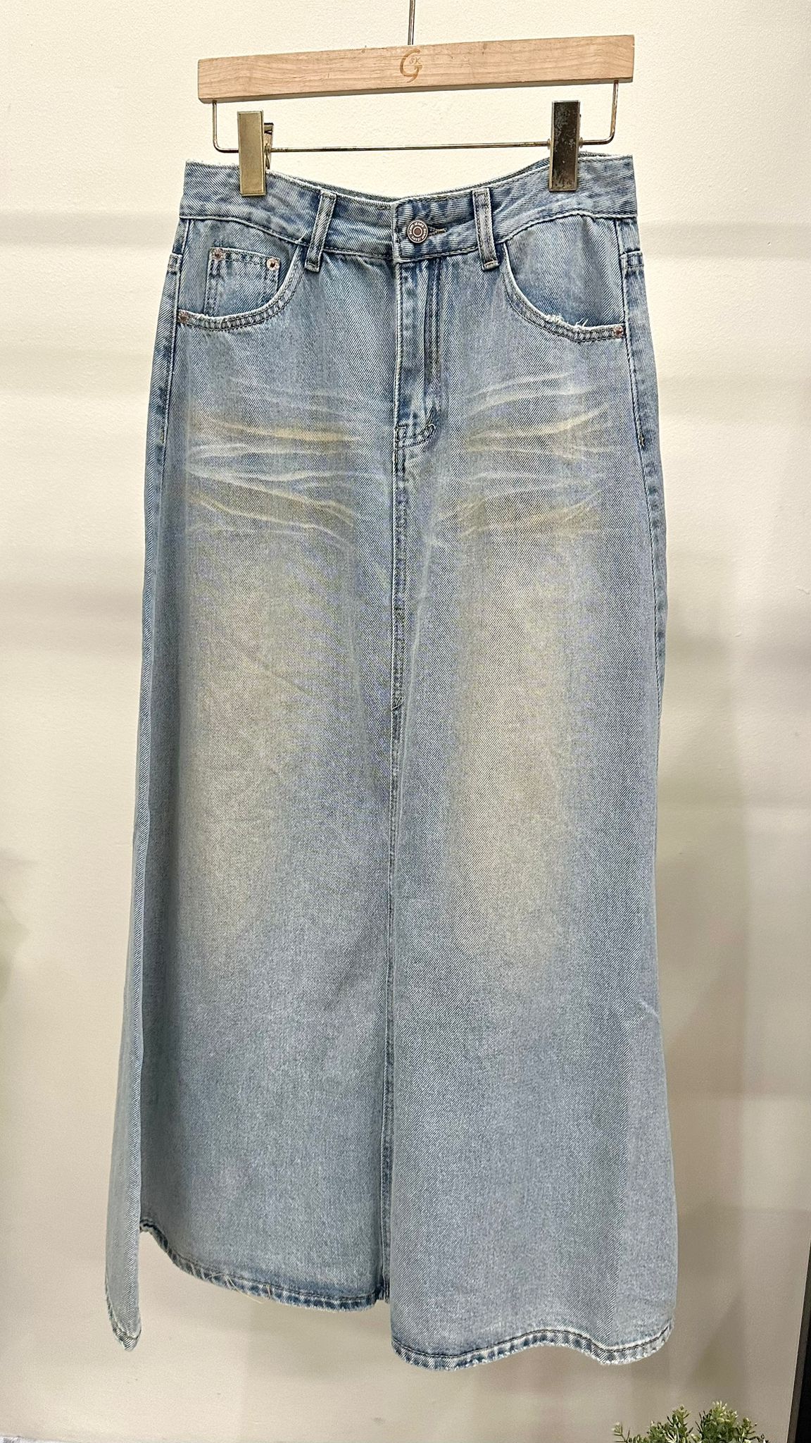 (D2402)Denim Skirt