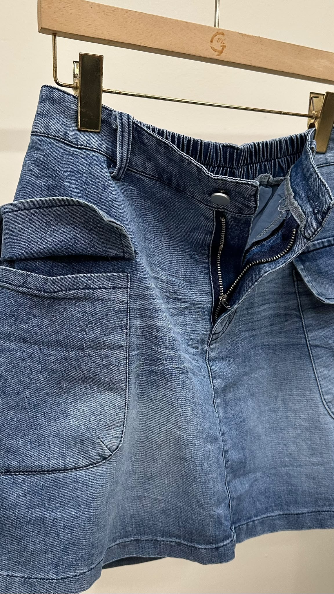 (D2420)Denim Skirt