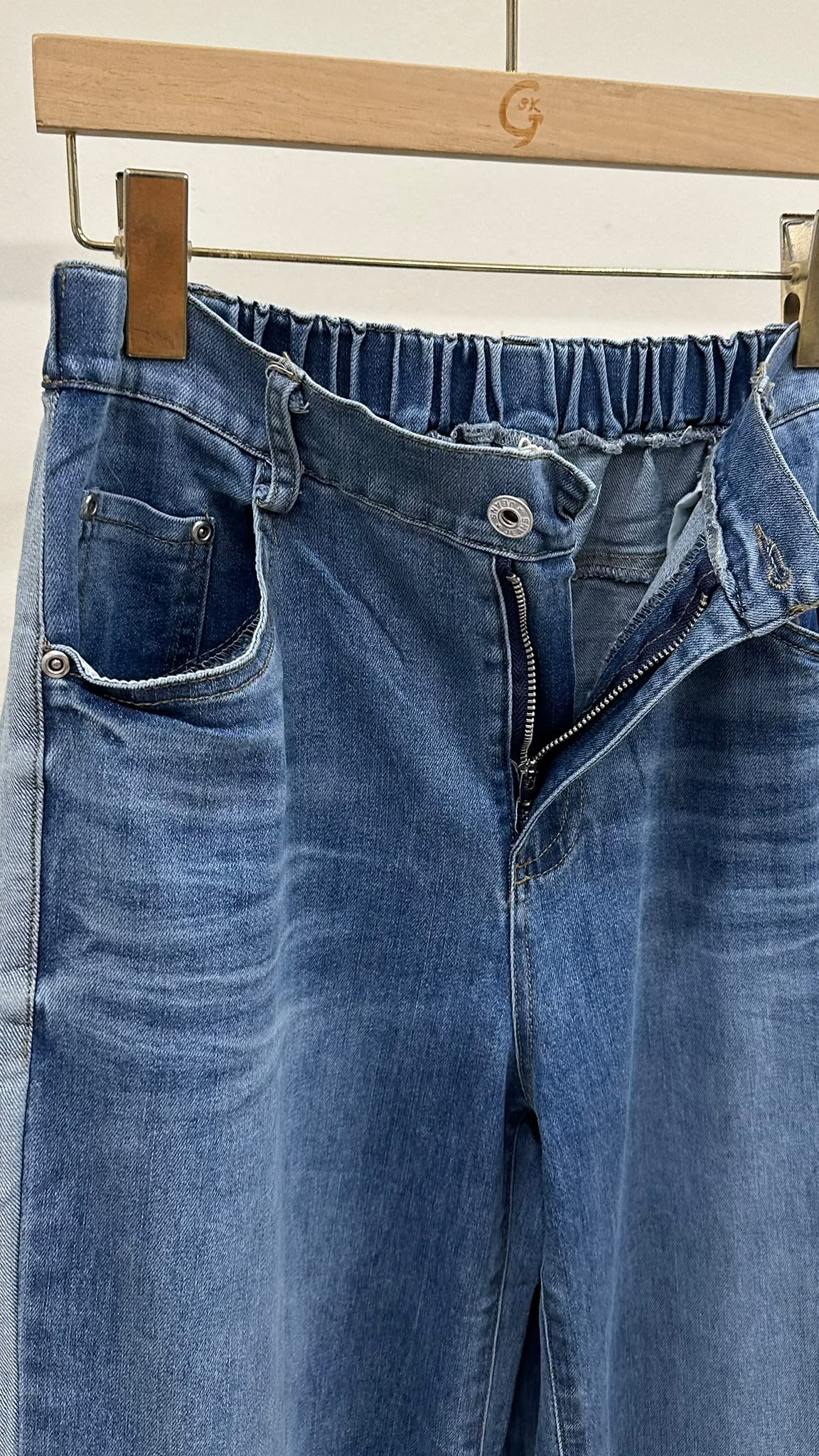 (D2421)Denim Pants