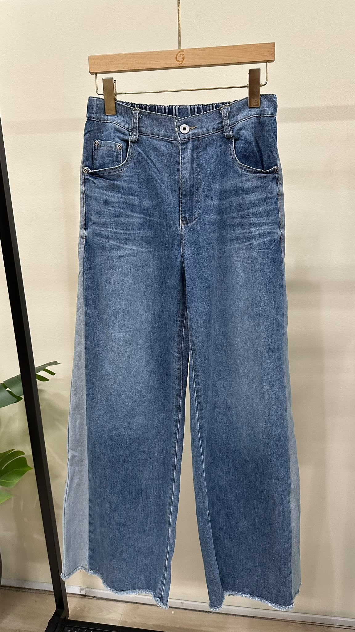 (D2421)Denim Pants