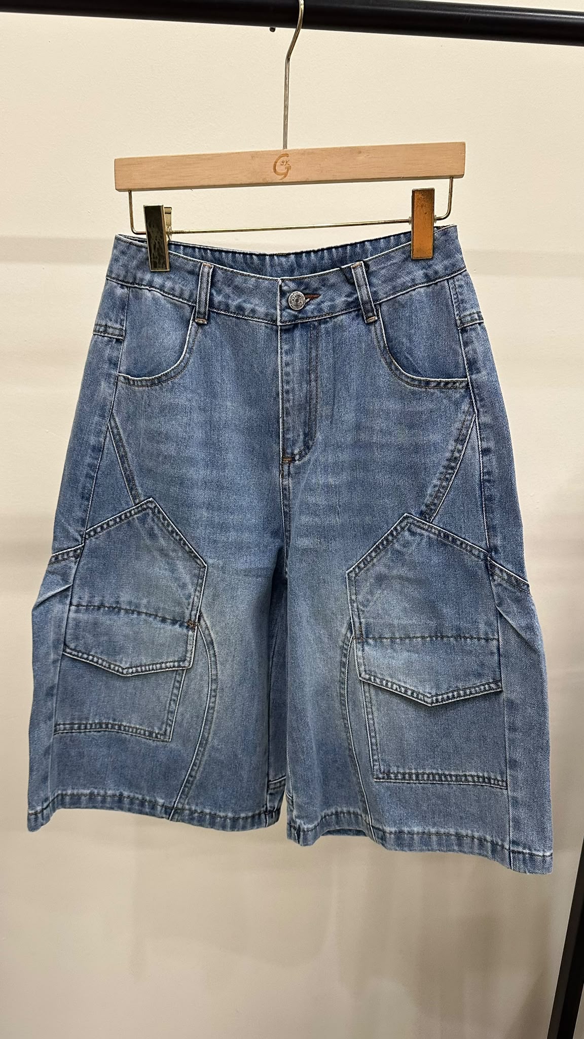 (D2422)Denim Pants