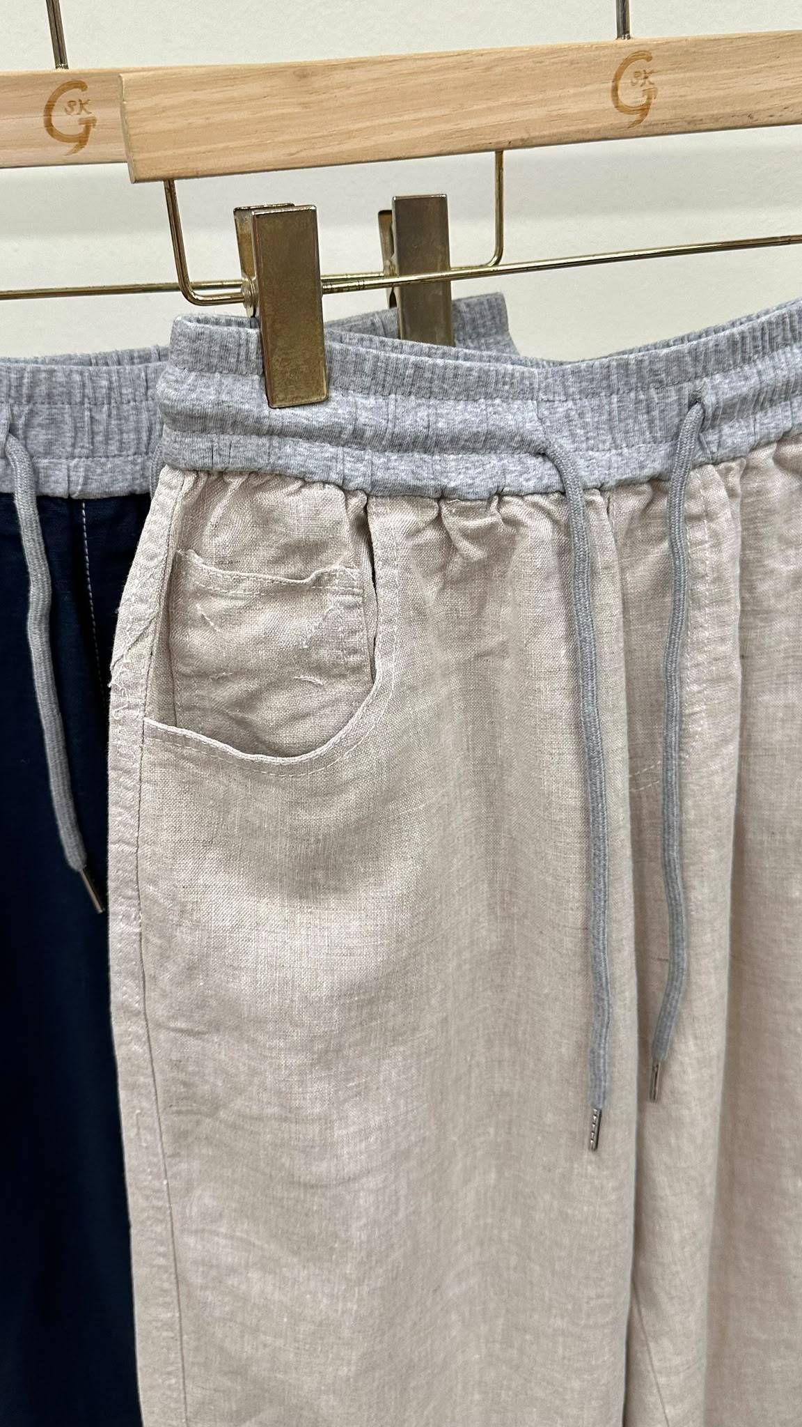 (D2424)Linen Pants