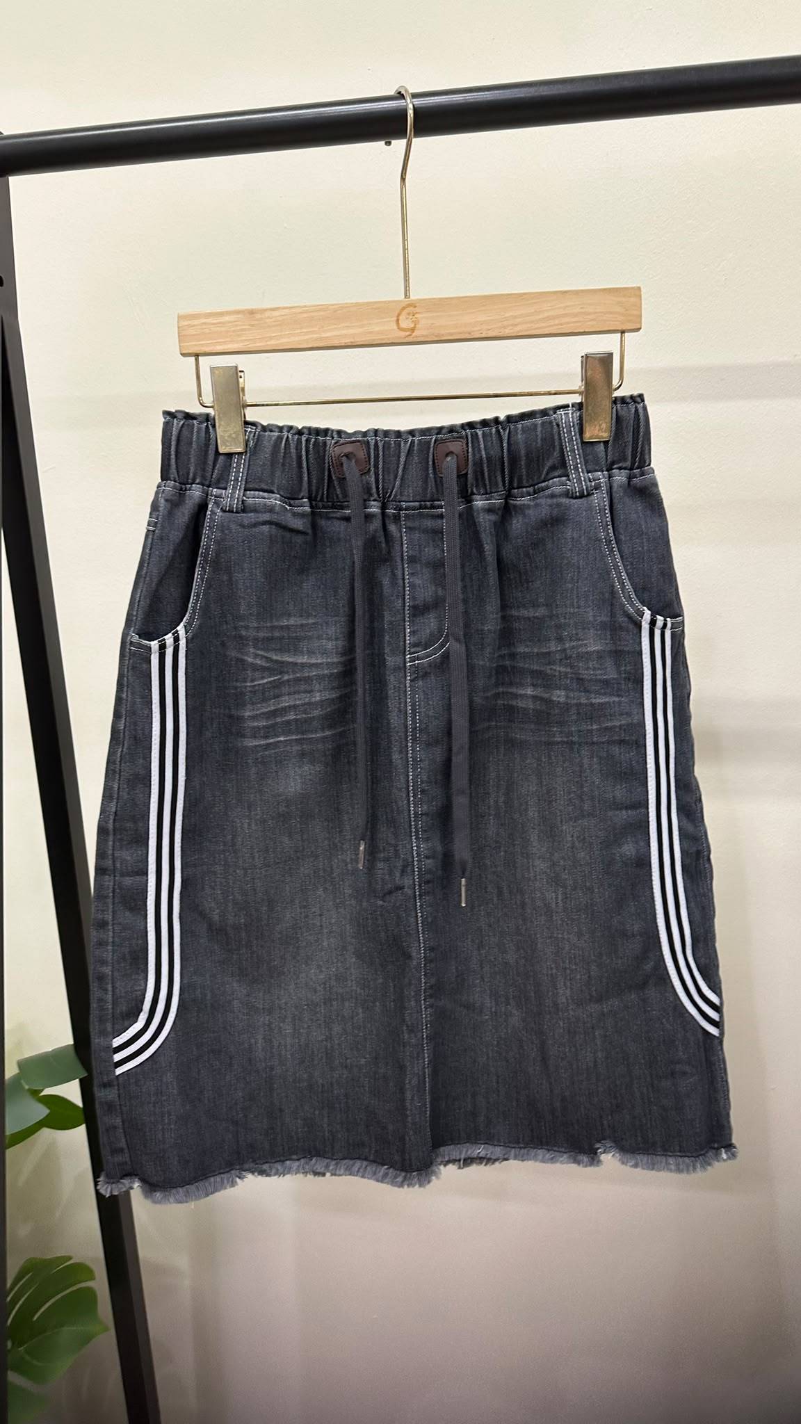 (D2425)Denim Skirt