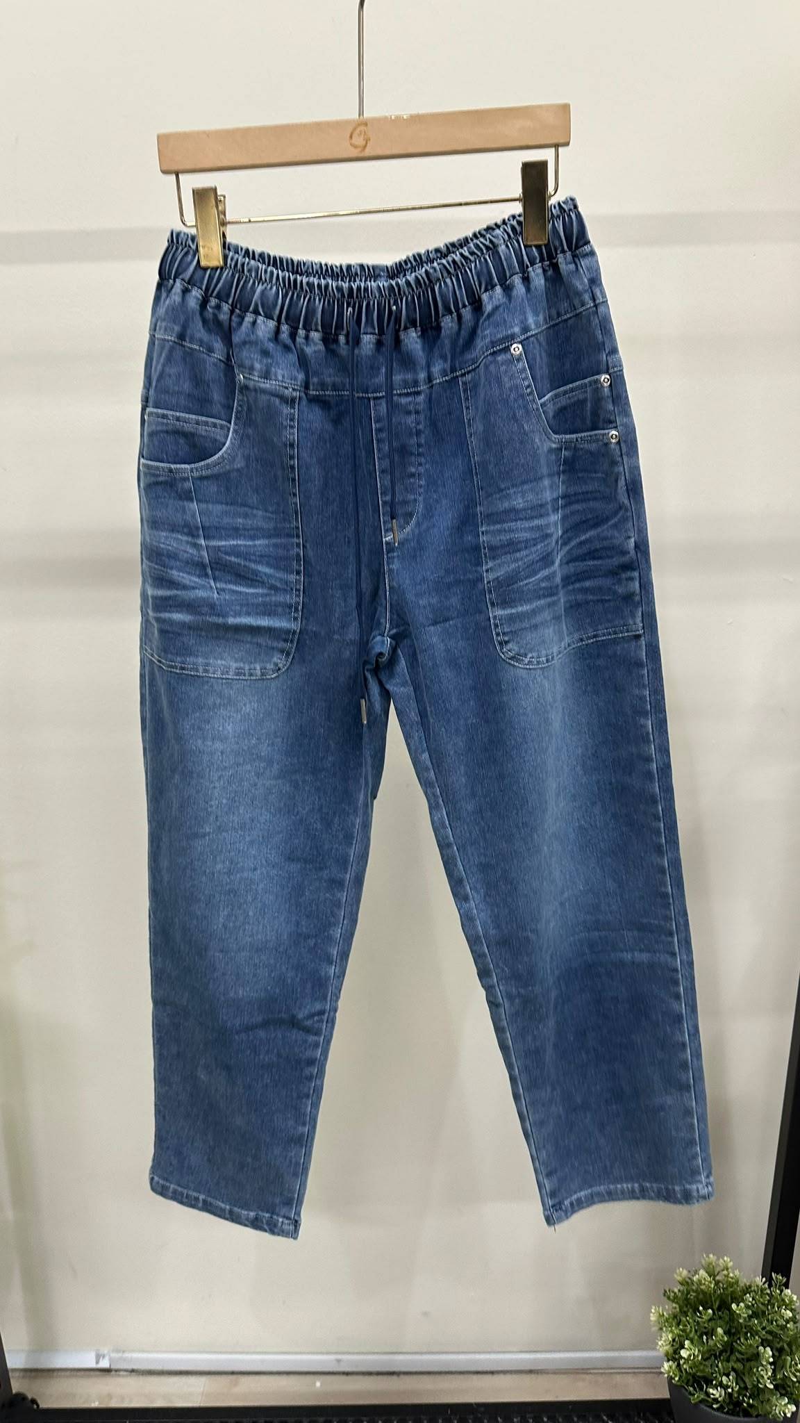 (D2426)Denim Pants