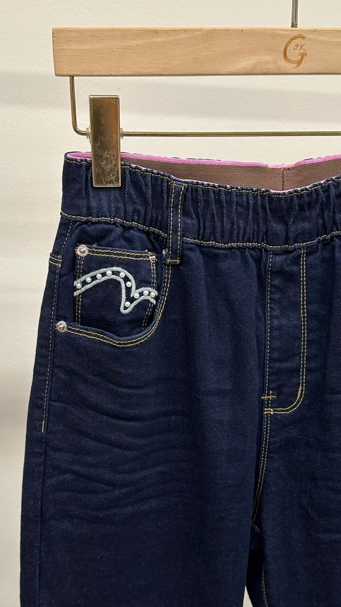 (D2428)Denim Pants
