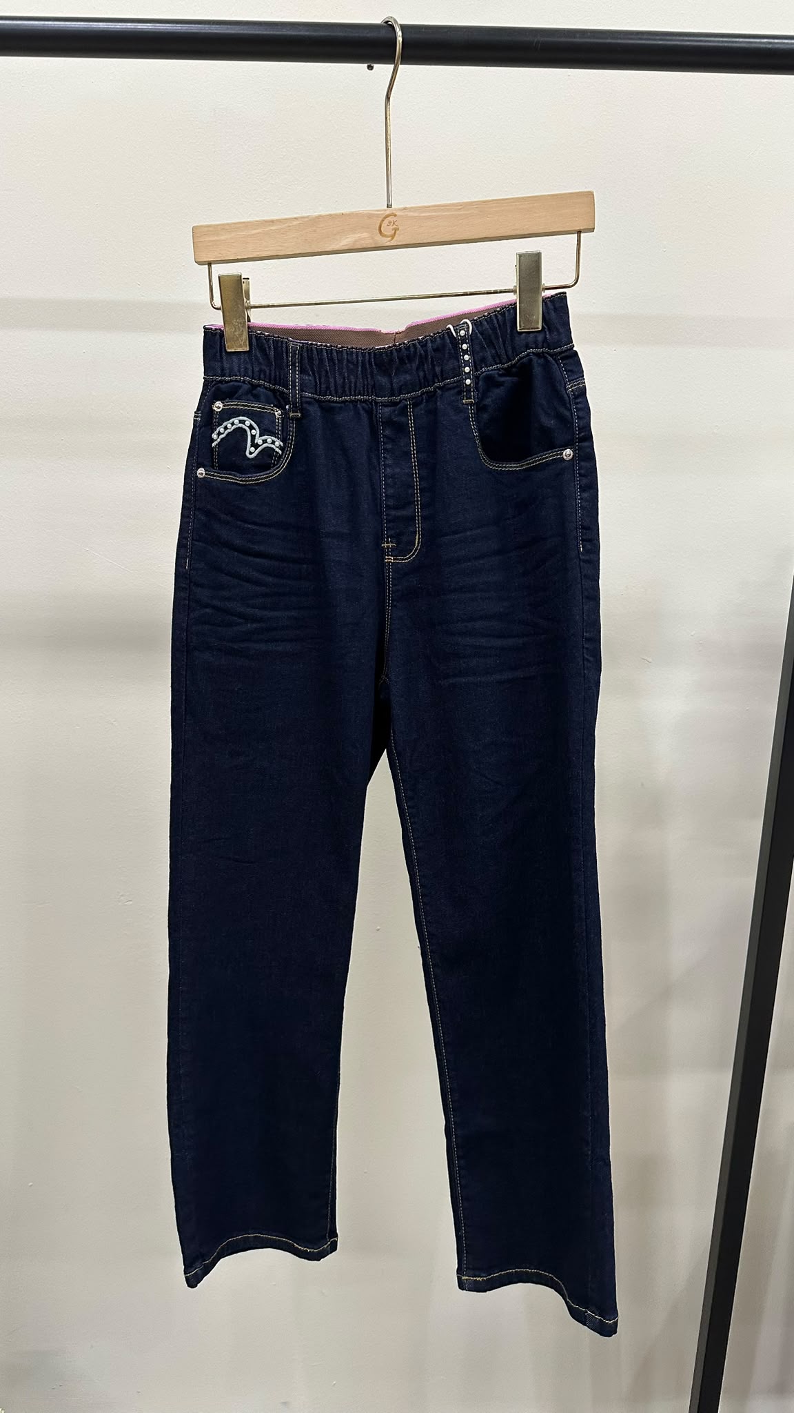 (D2428)Denim Pants