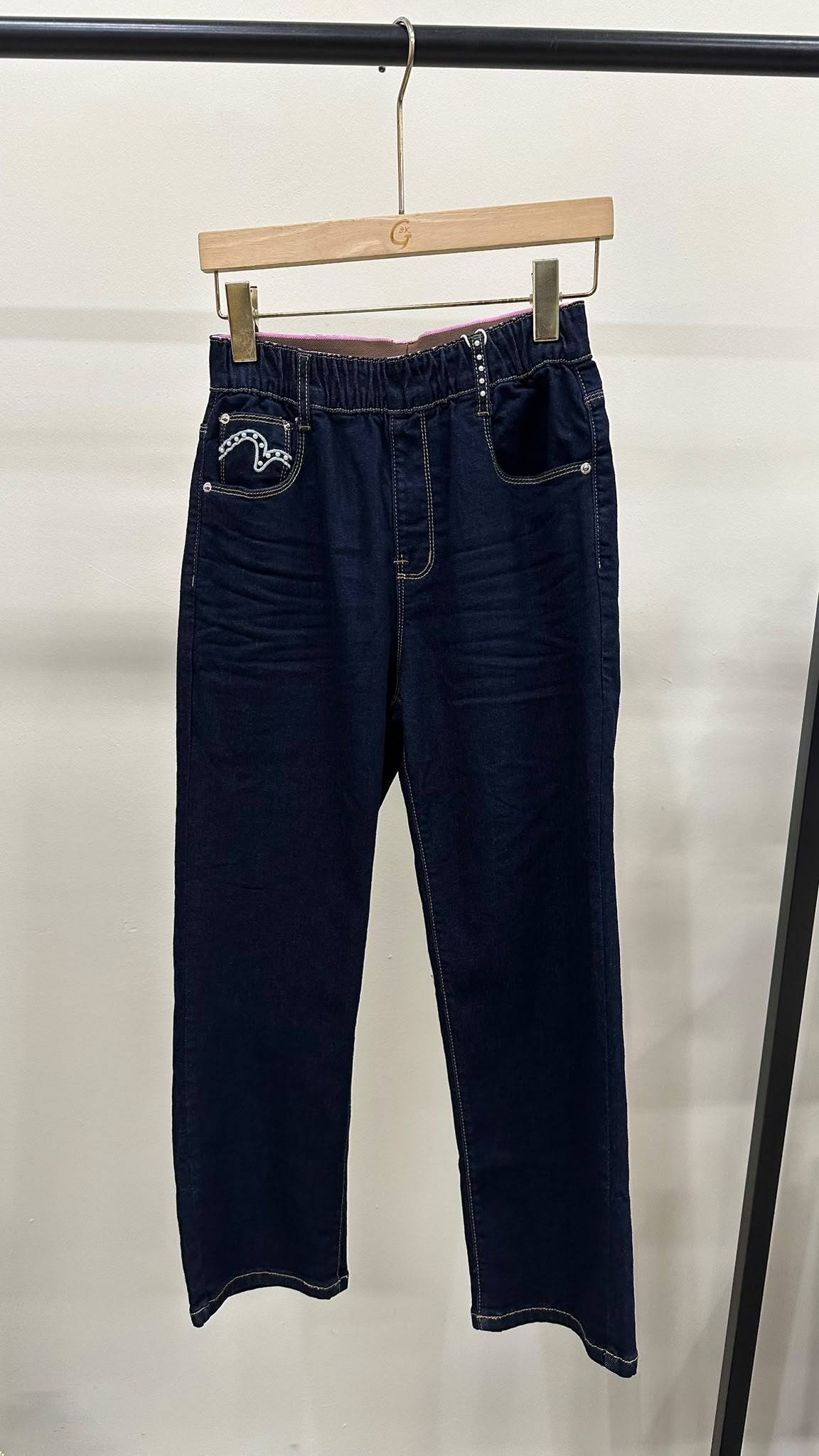 (D2428)Denim Pants