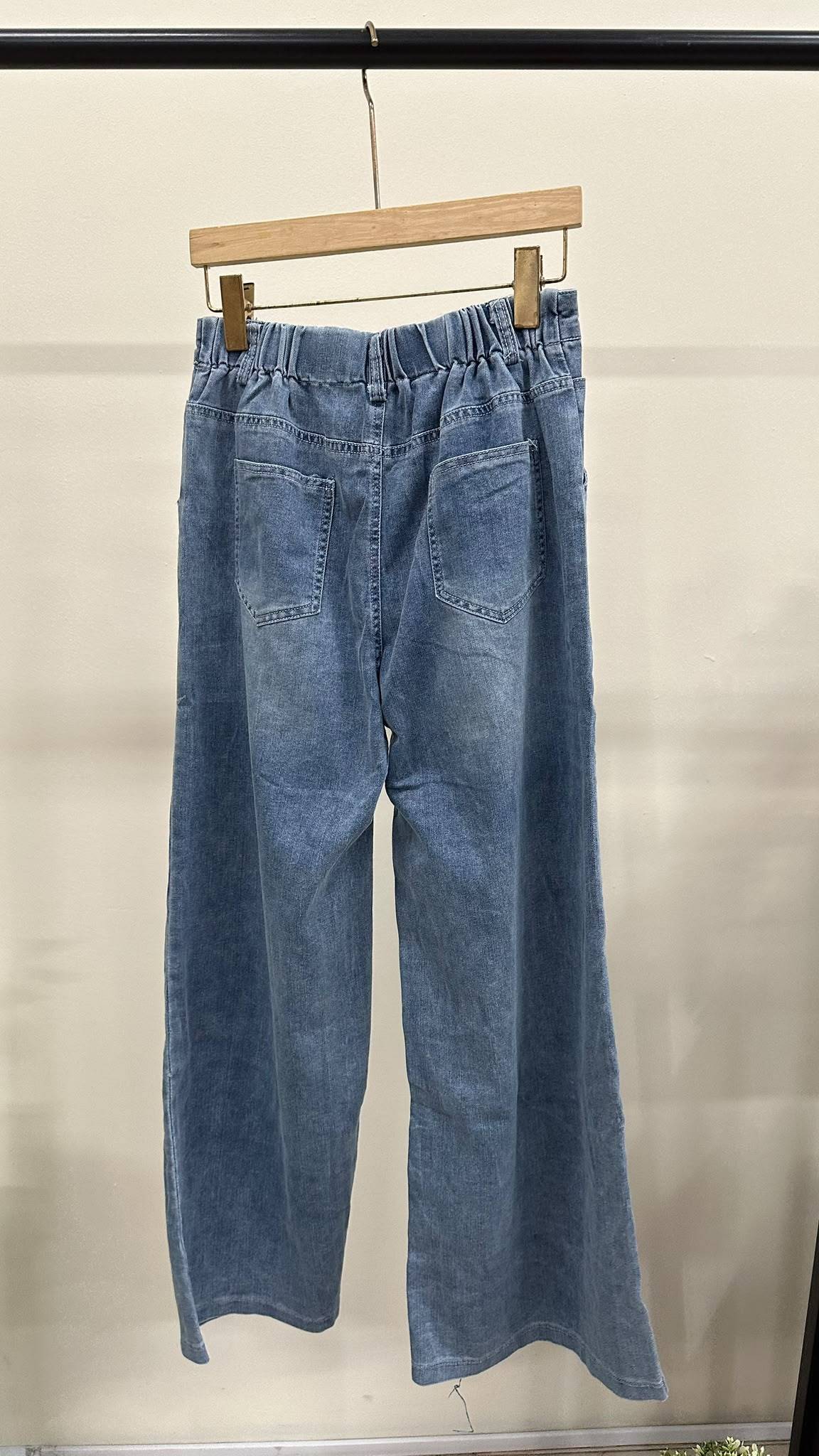 (D2434)Denim Pants