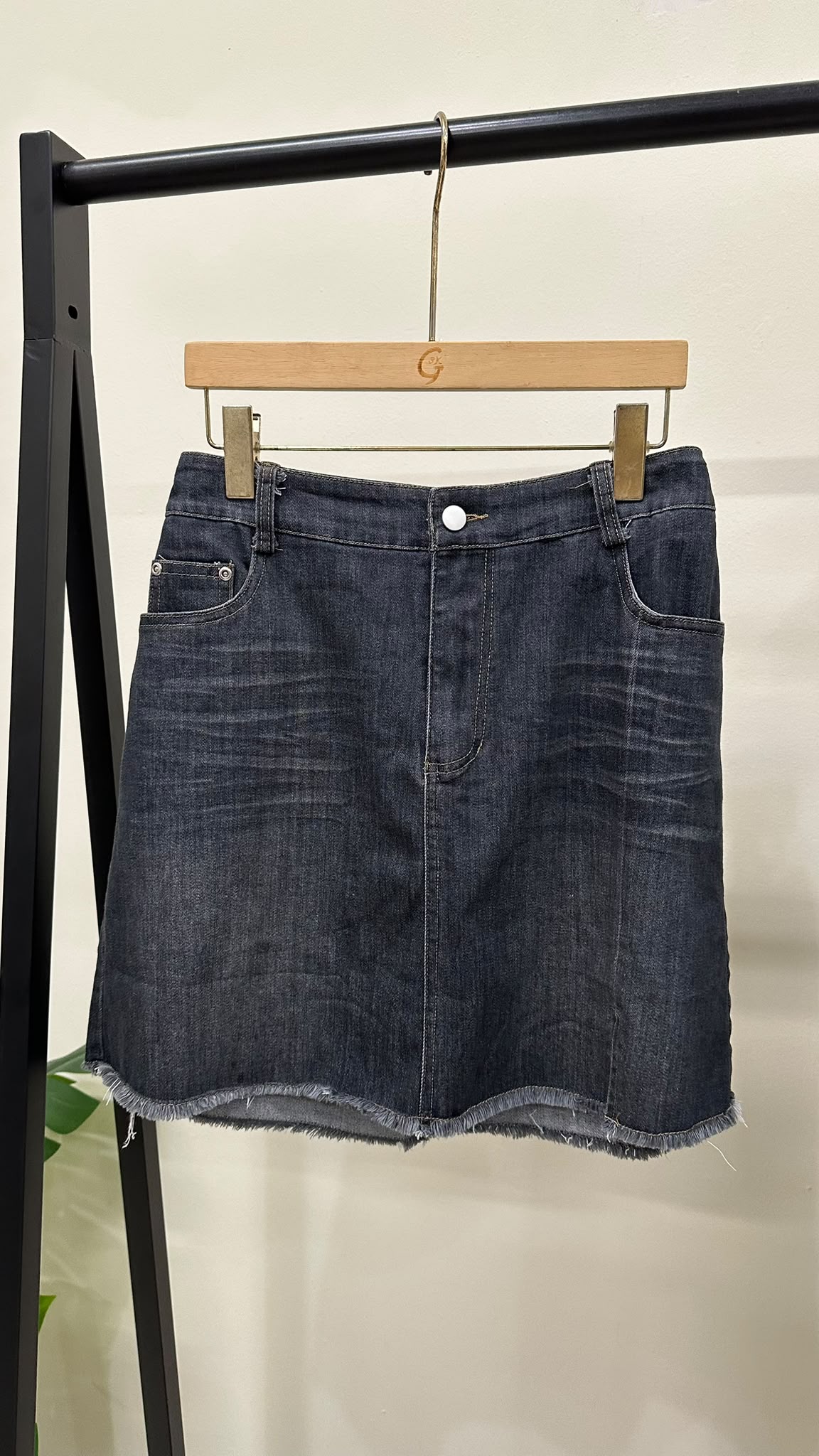 (D2438)Denim Skirt