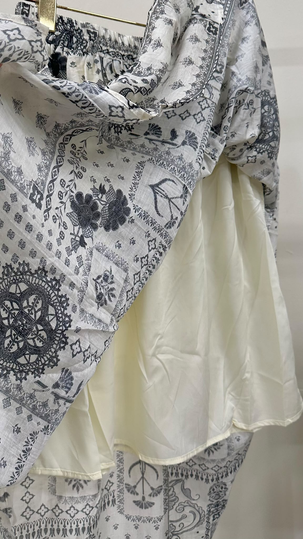(D2457)Pattern Skirt