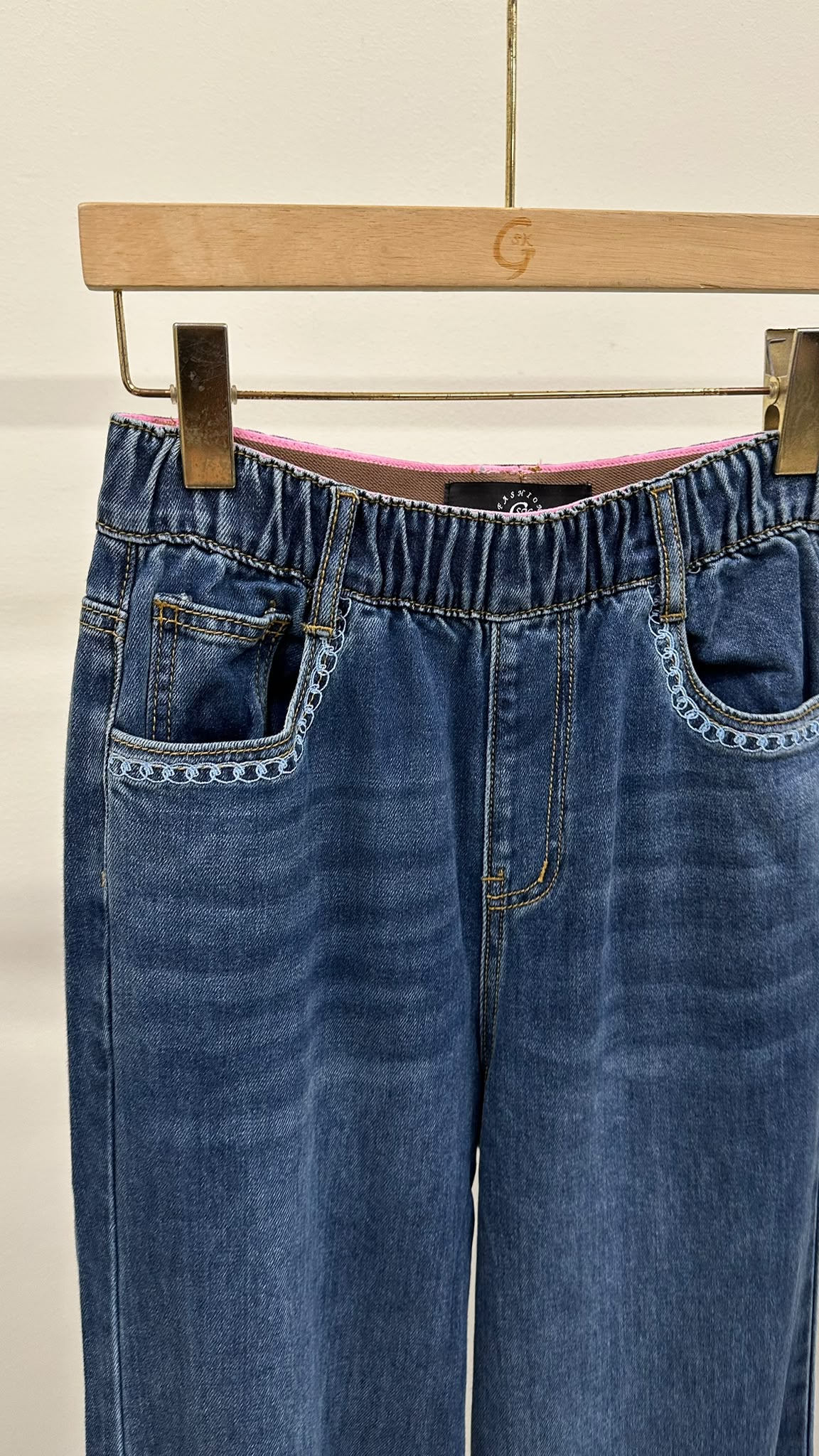 (D2461)Denim Pants